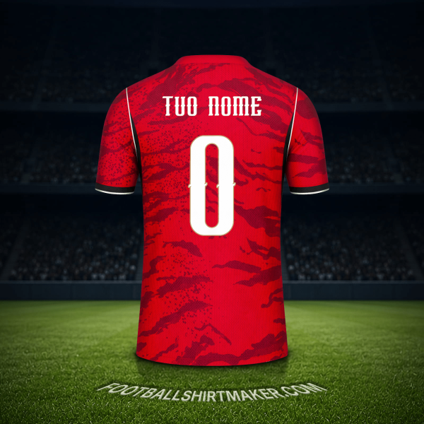 Maglia Corea del Sud Mondiali 2026 -  tuo nome - 0