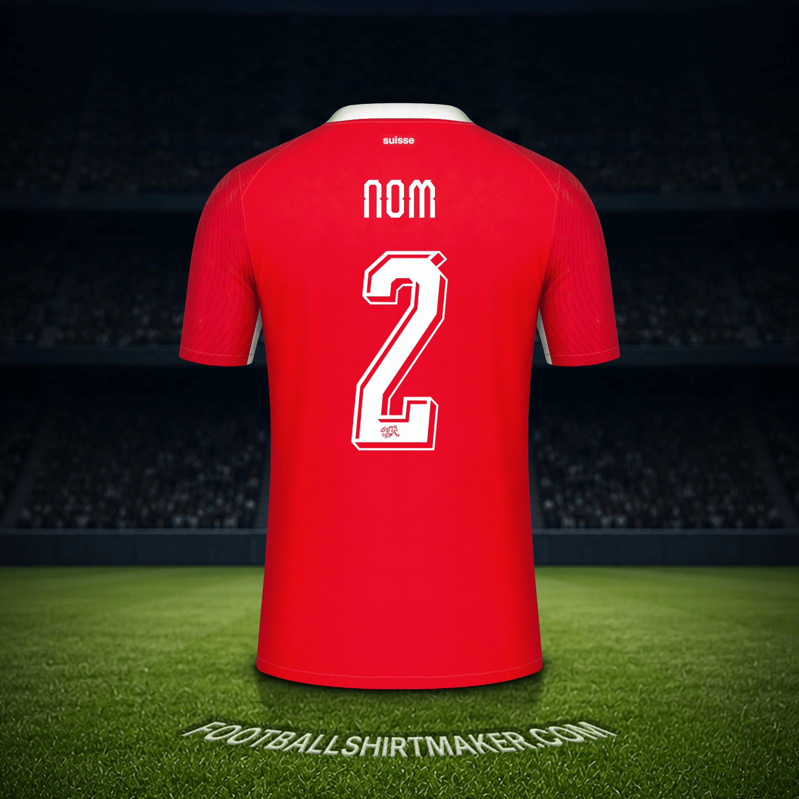 Maillot Suisse Coupe du monde 2026 -  nom - 2