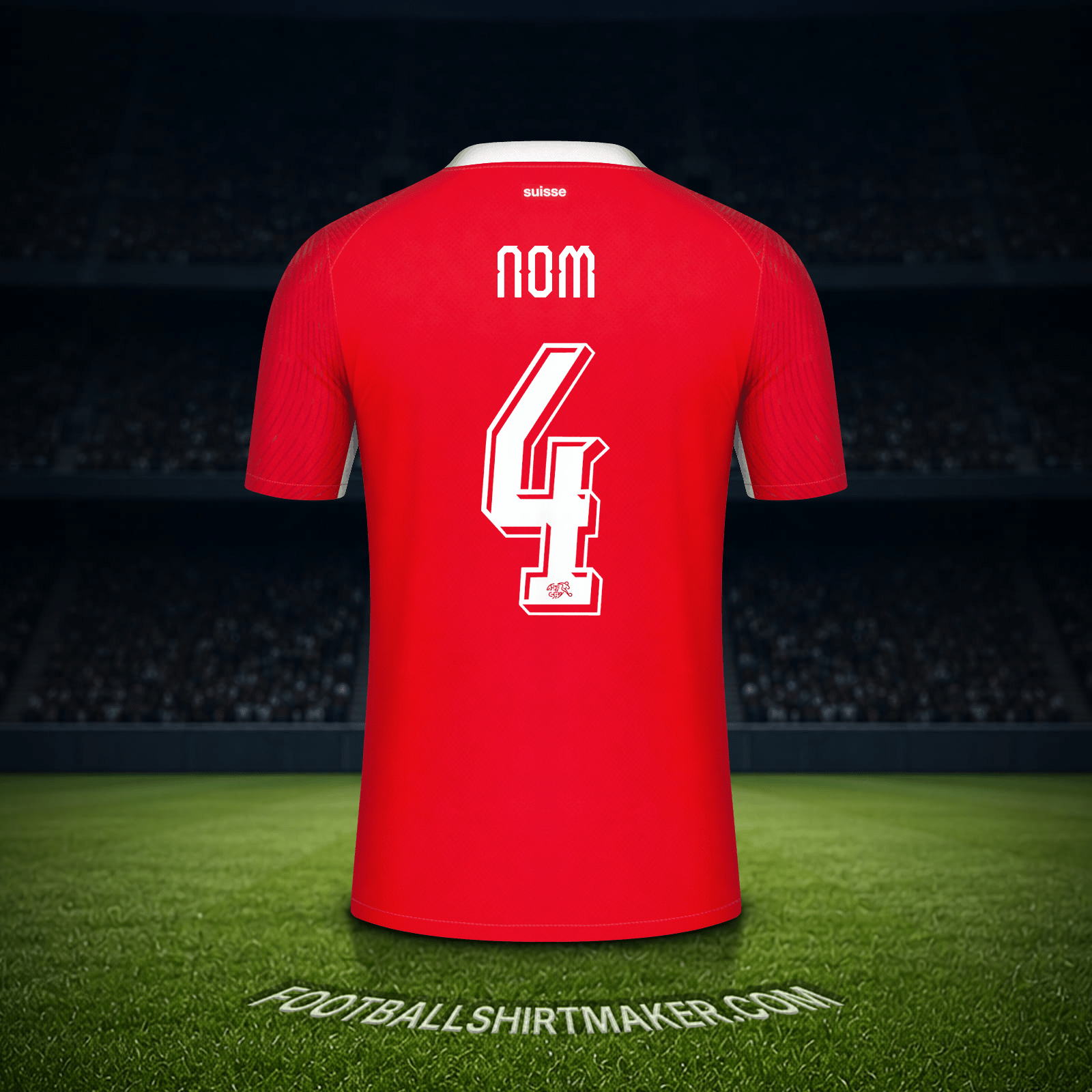 Maillot Suisse Coupe du monde 2026 -  nom - 4