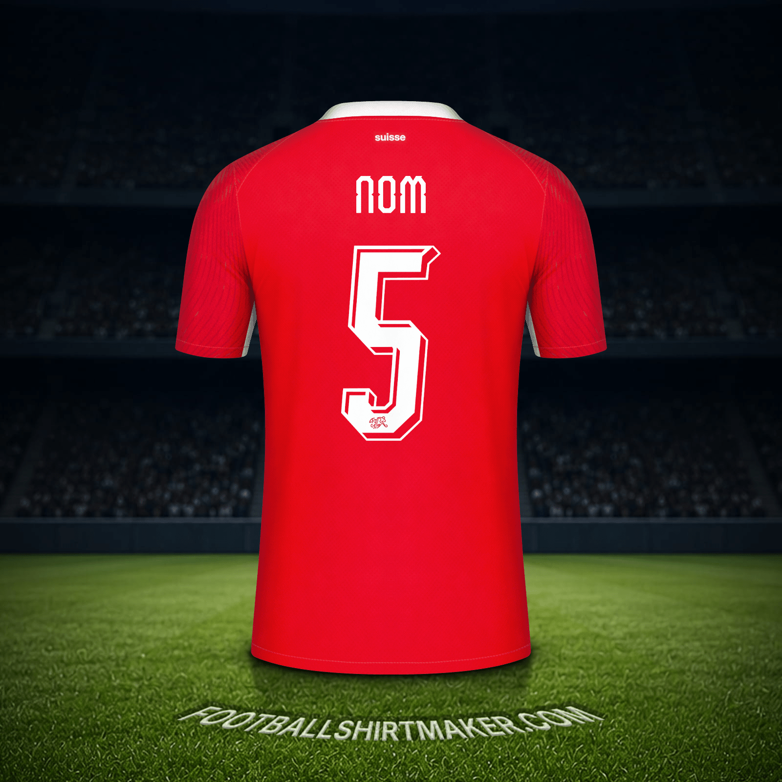 Maillot Suisse Coupe du monde 2026 -  nom - 5