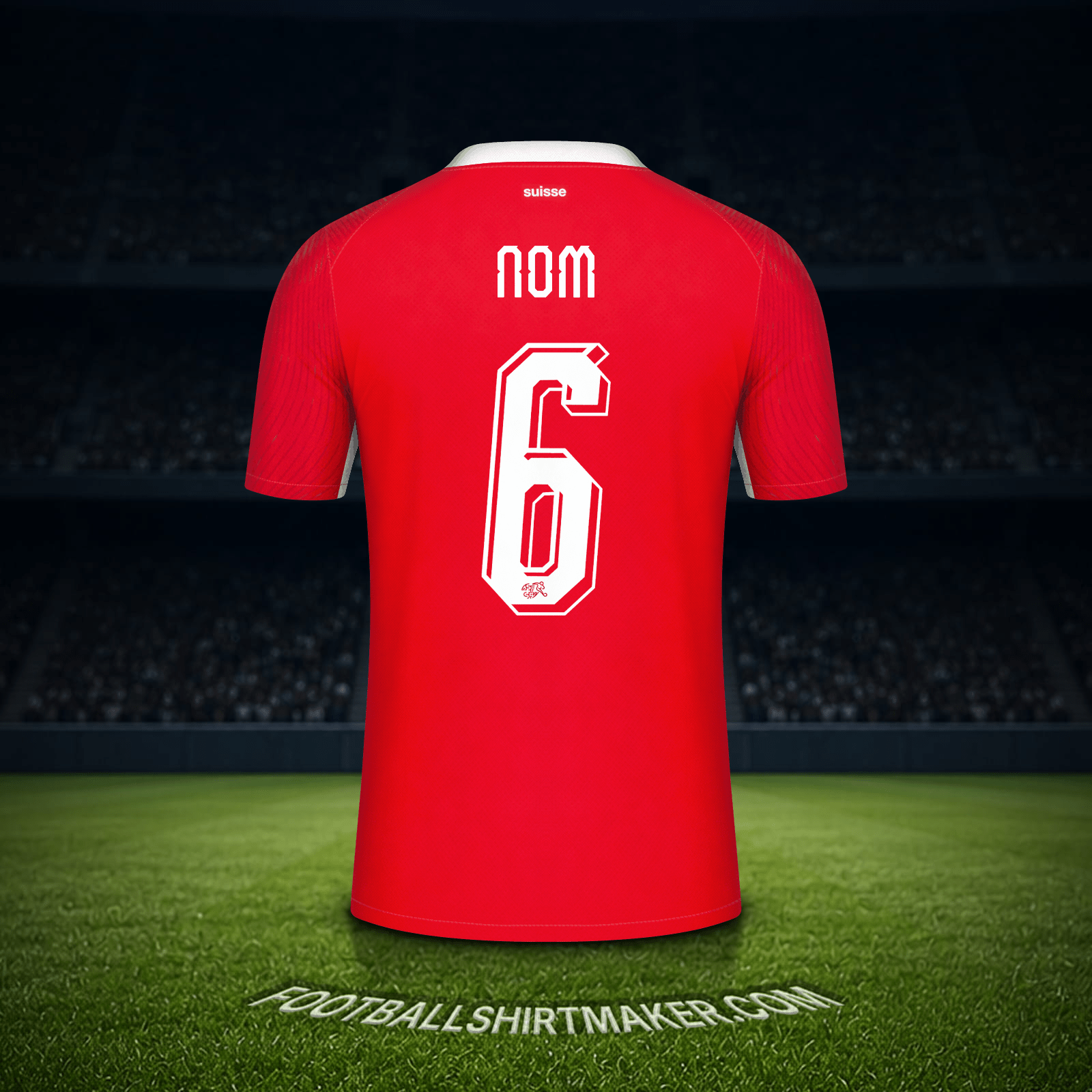 Maillot Suisse Coupe du monde 2026 -  nom - 6