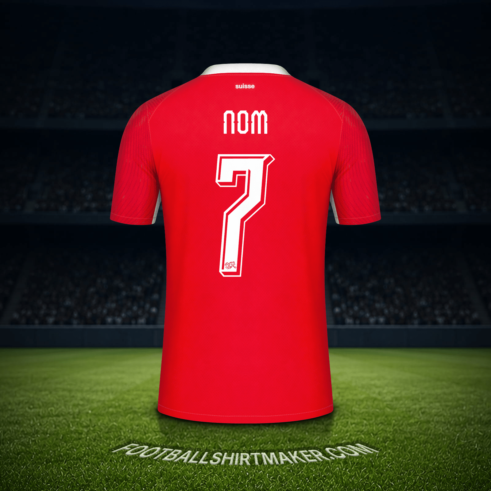Maillot Suisse Coupe du monde 2026 -  nom - 7
