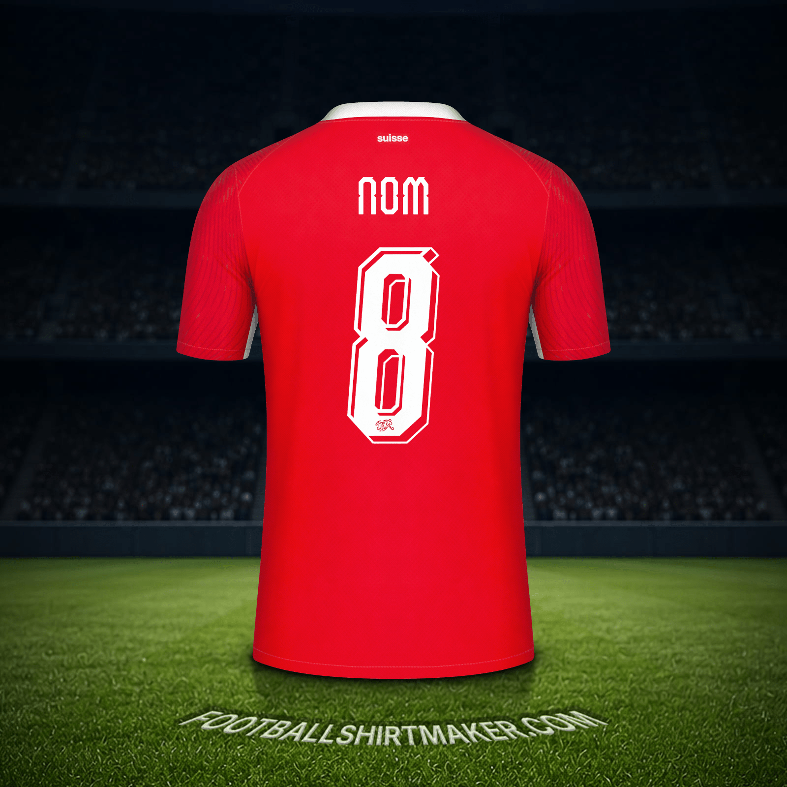 Maillot Suisse Coupe du monde 2026 -  nom - 8