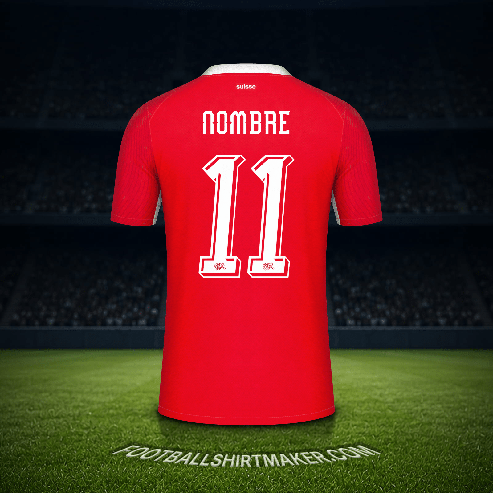 Jersey Suiza Mundial 2026 -  nombre - 11