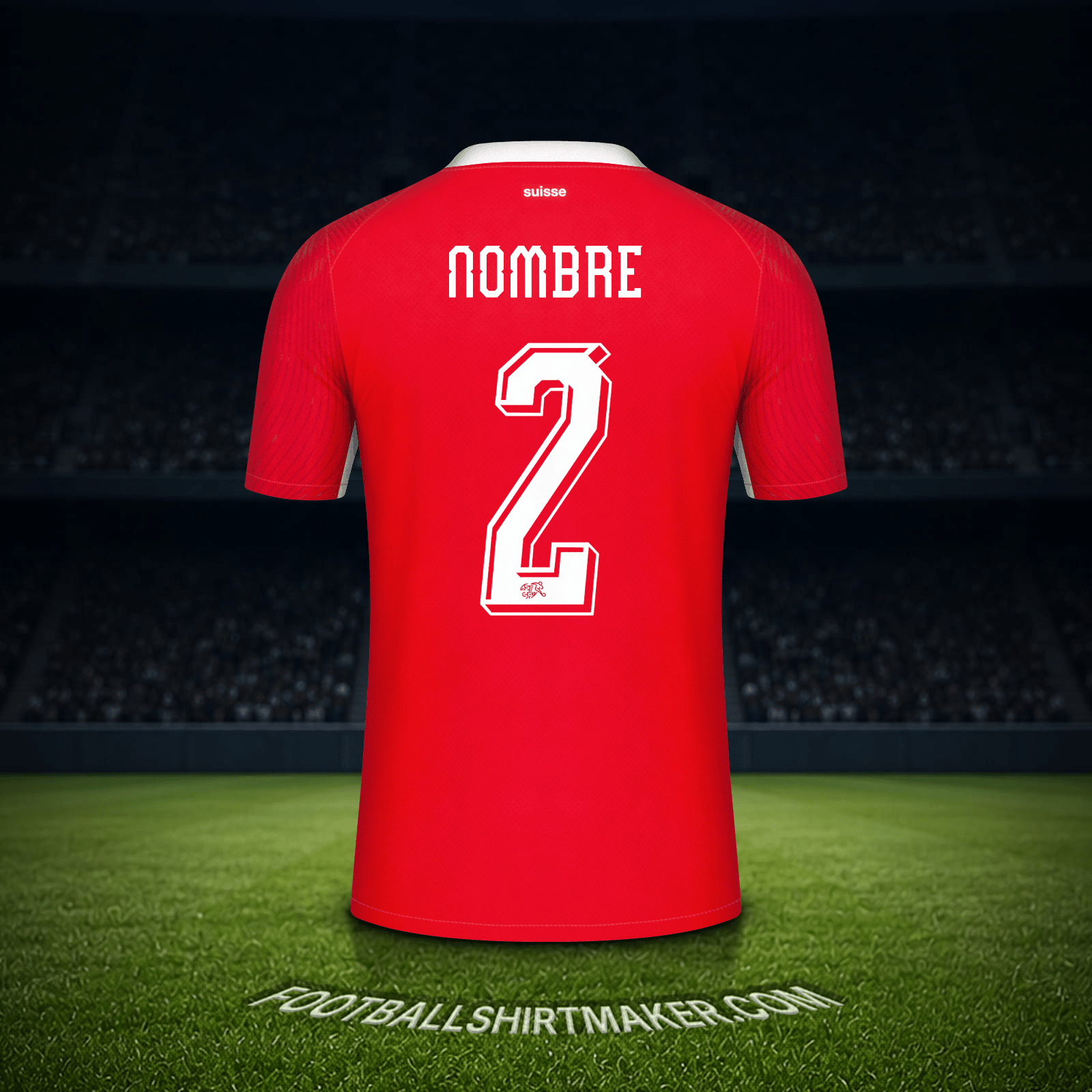 Jersey Suiza Mundial 2026 -  nombre - 2