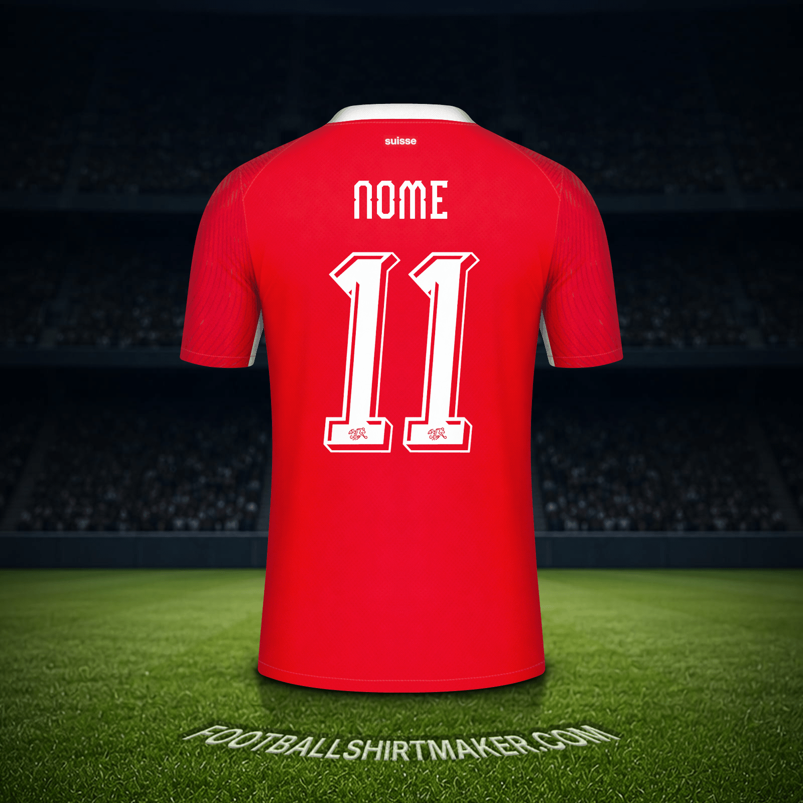 Maglia Svizzera Mondiali 2026 -  nome - 11