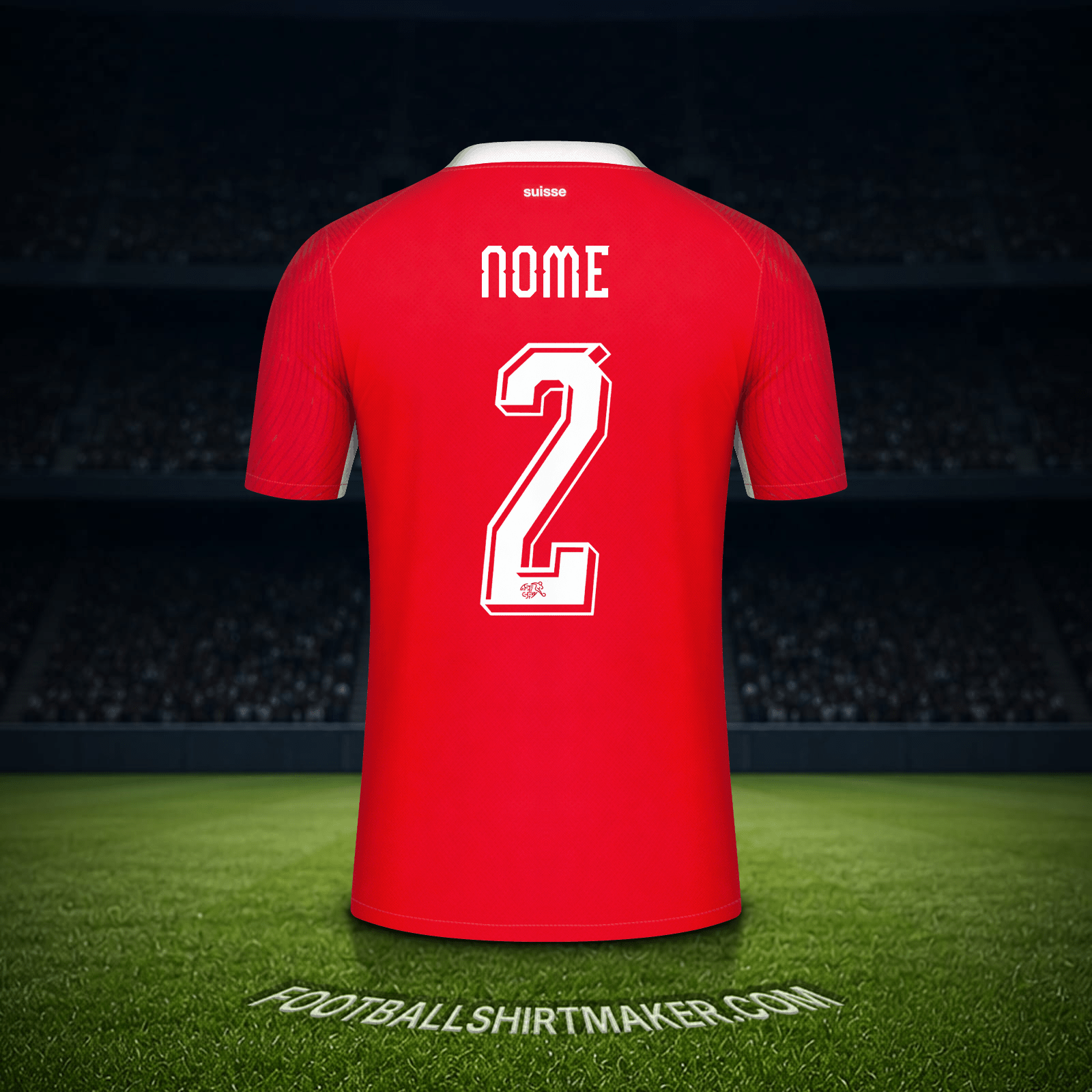 Camisa Suíça Copa do Mundo 2026 -  nome - 2