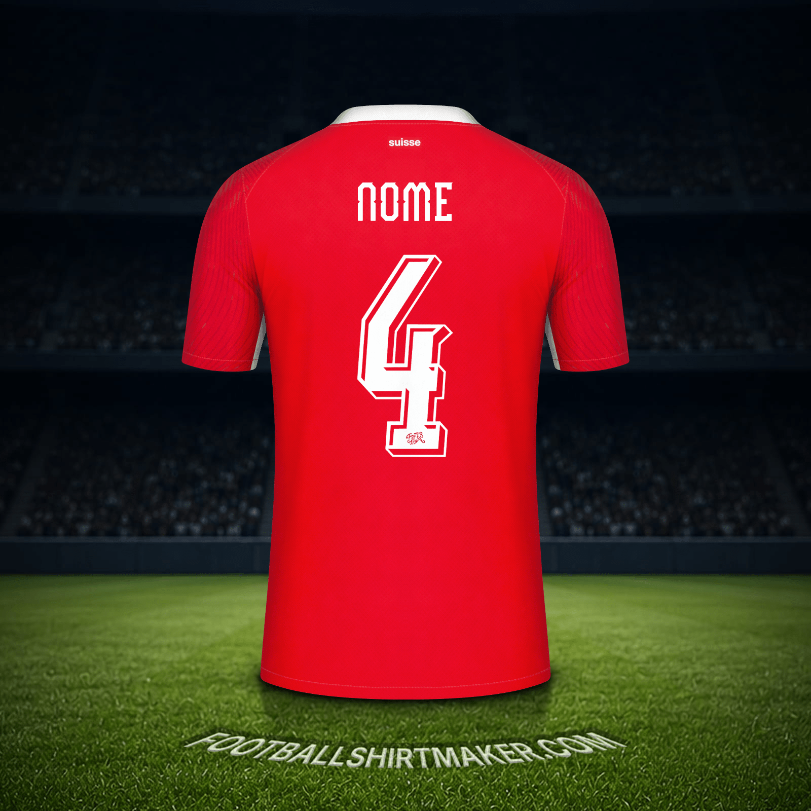 Camisola Suíça Copa do Mundo 2026 -  nome - 4