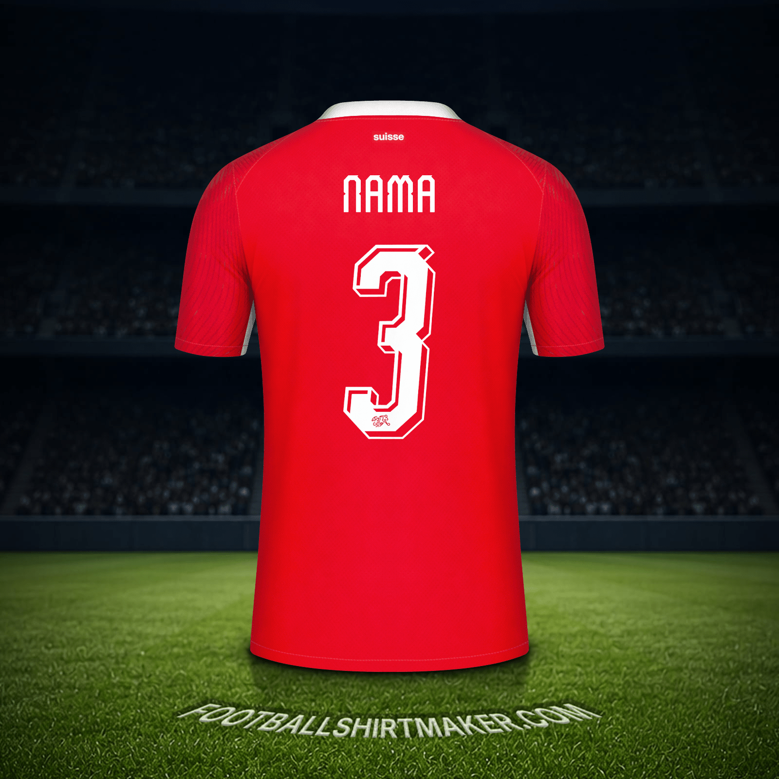Jersey Swiss Piala Dunia 2026 -  nama - 3