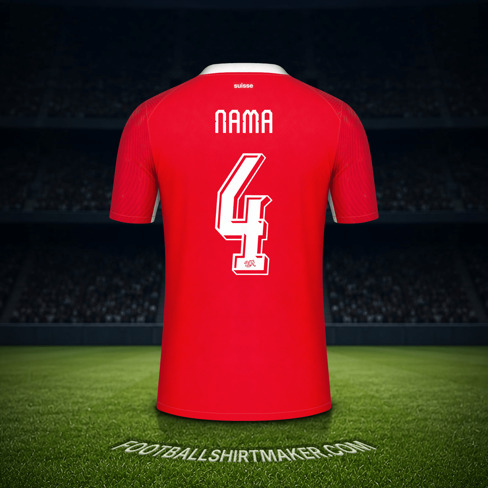 Jersey Swiss Piala Dunia 2026 -  nama - 4