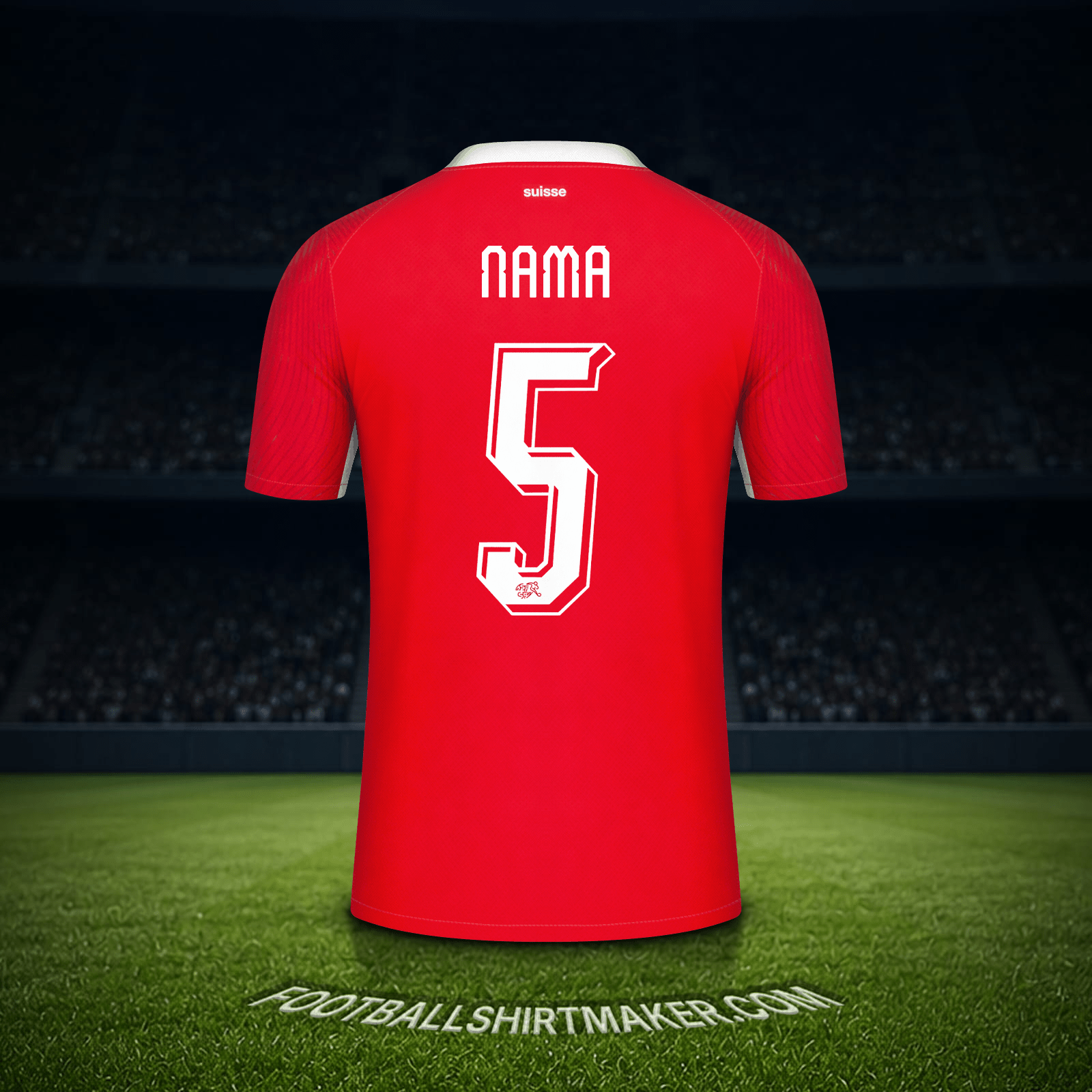 Jersey Swiss Piala Dunia 2026 -  nama - 5