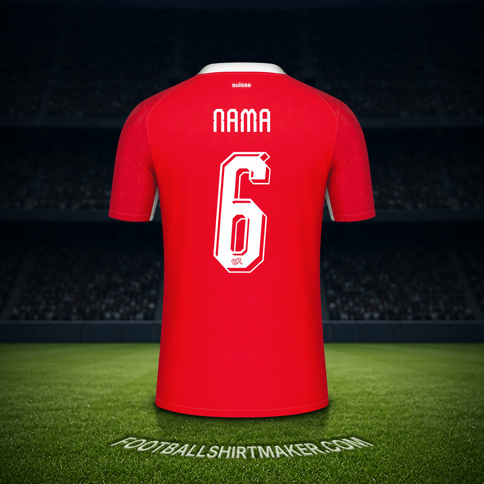 Jersey Swiss Piala Dunia 2026 -  nama - 6