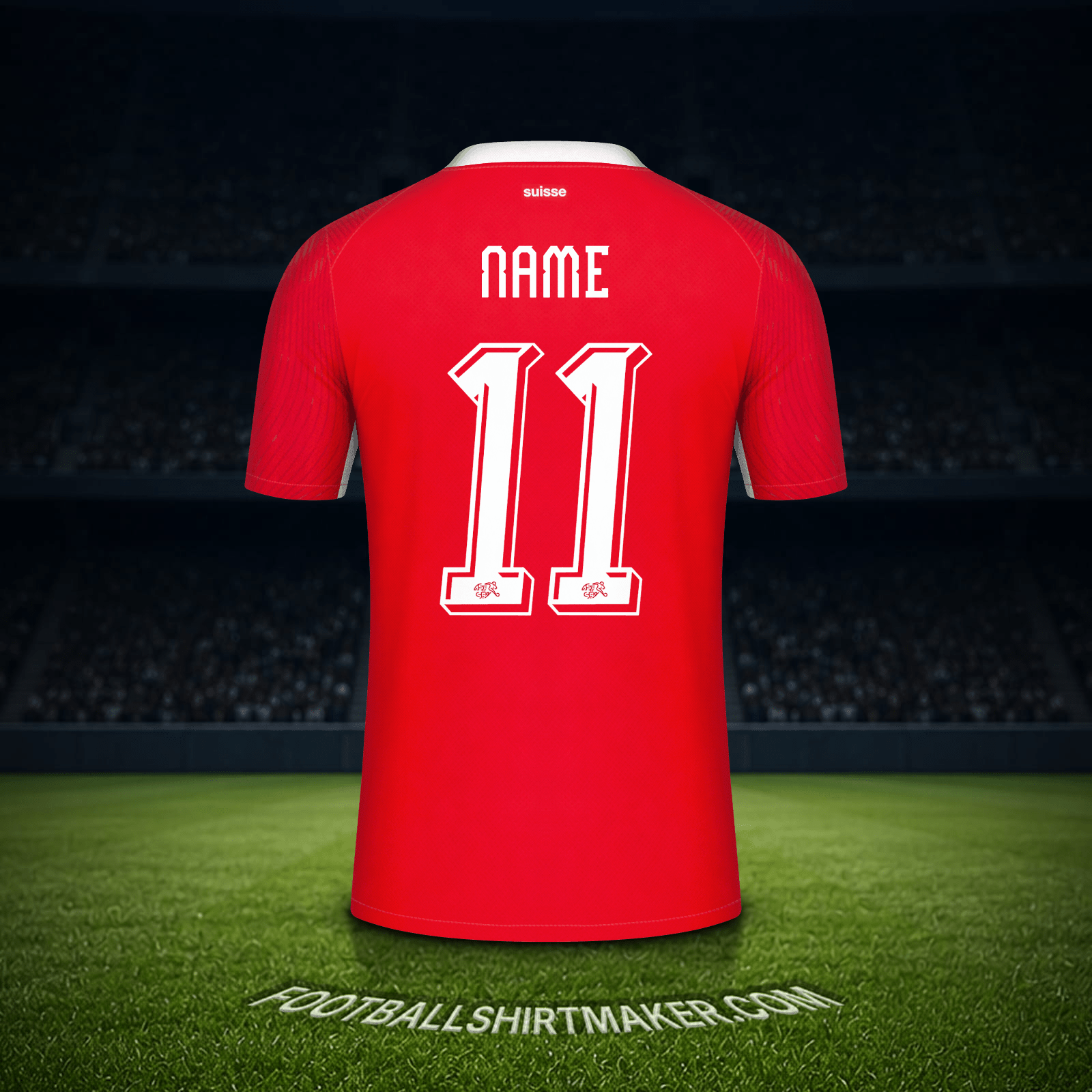 Trikot Schweiz Weltmeisterschaft 2026 -  name - 11