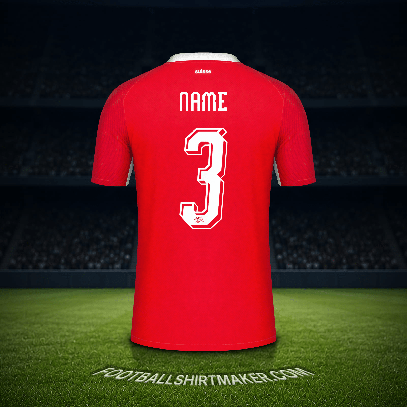 Trikot Schweiz Weltmeisterschaft 2026 -  name - 3