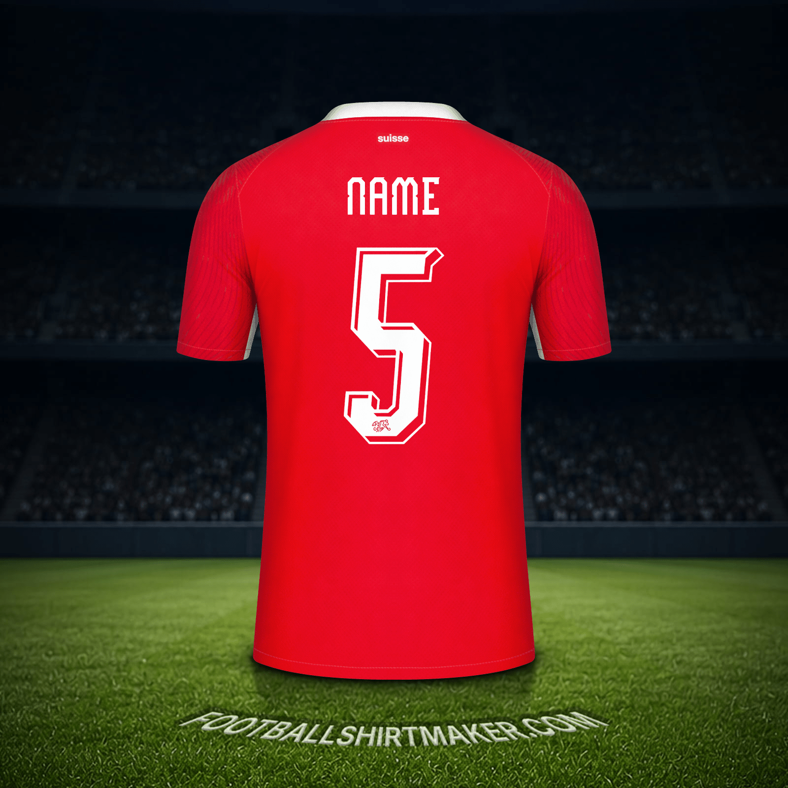 Trikot Schweiz Weltmeisterschaft 2026 -  name - 5