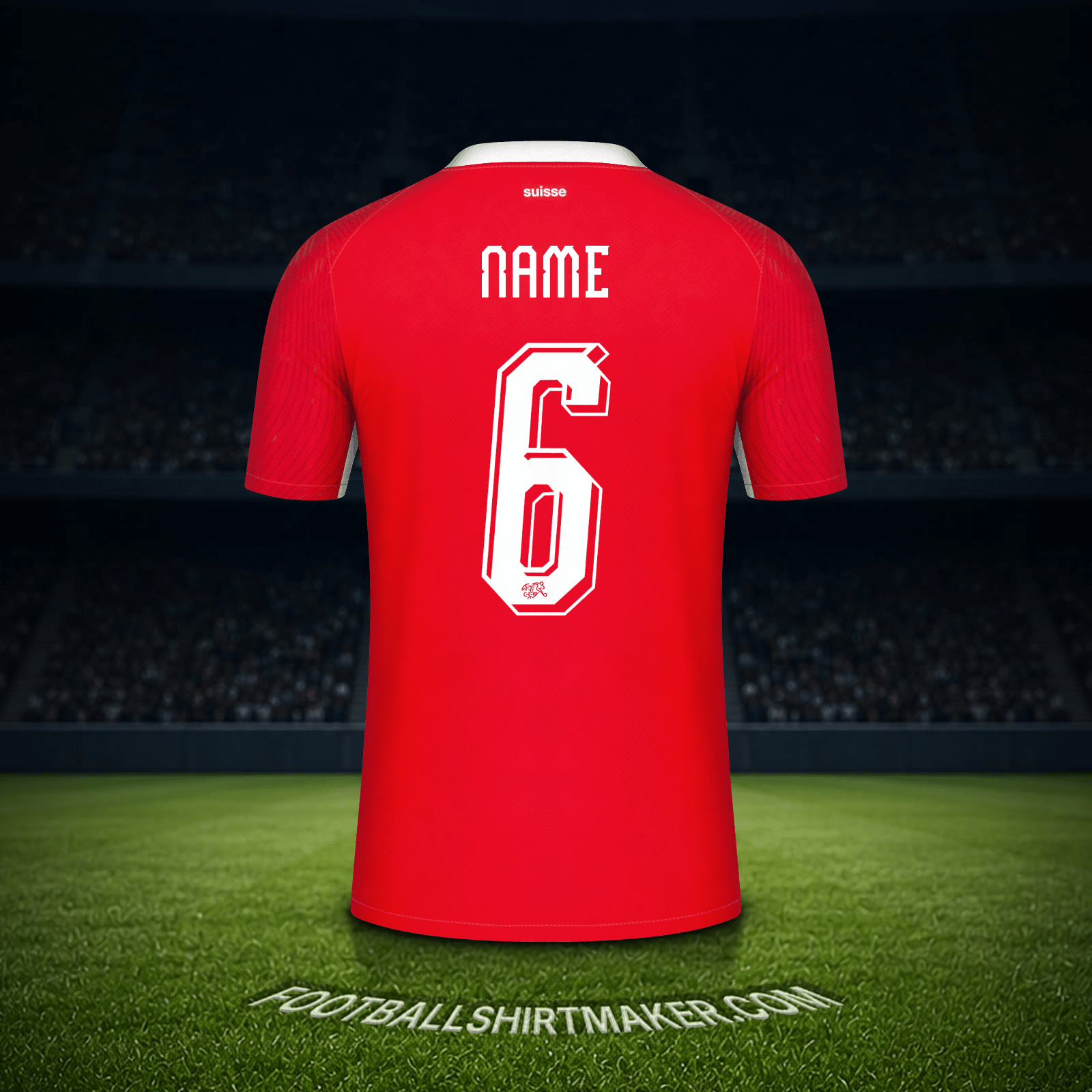 Trikot Schweiz Weltmeisterschaft 2026 -  name - 6