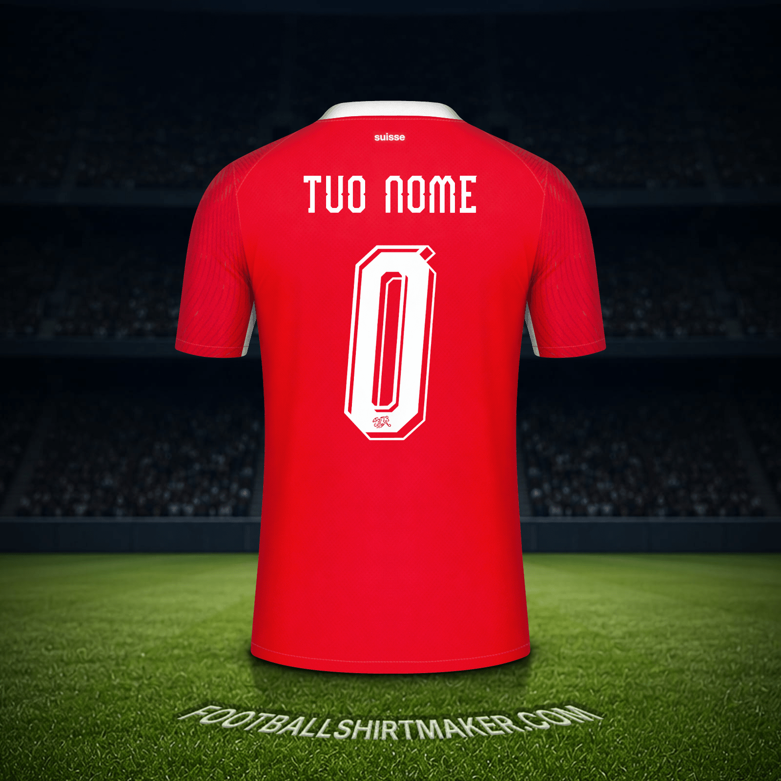 Maglia Svizzera Mondiali 2026 -  tuo nome - 0