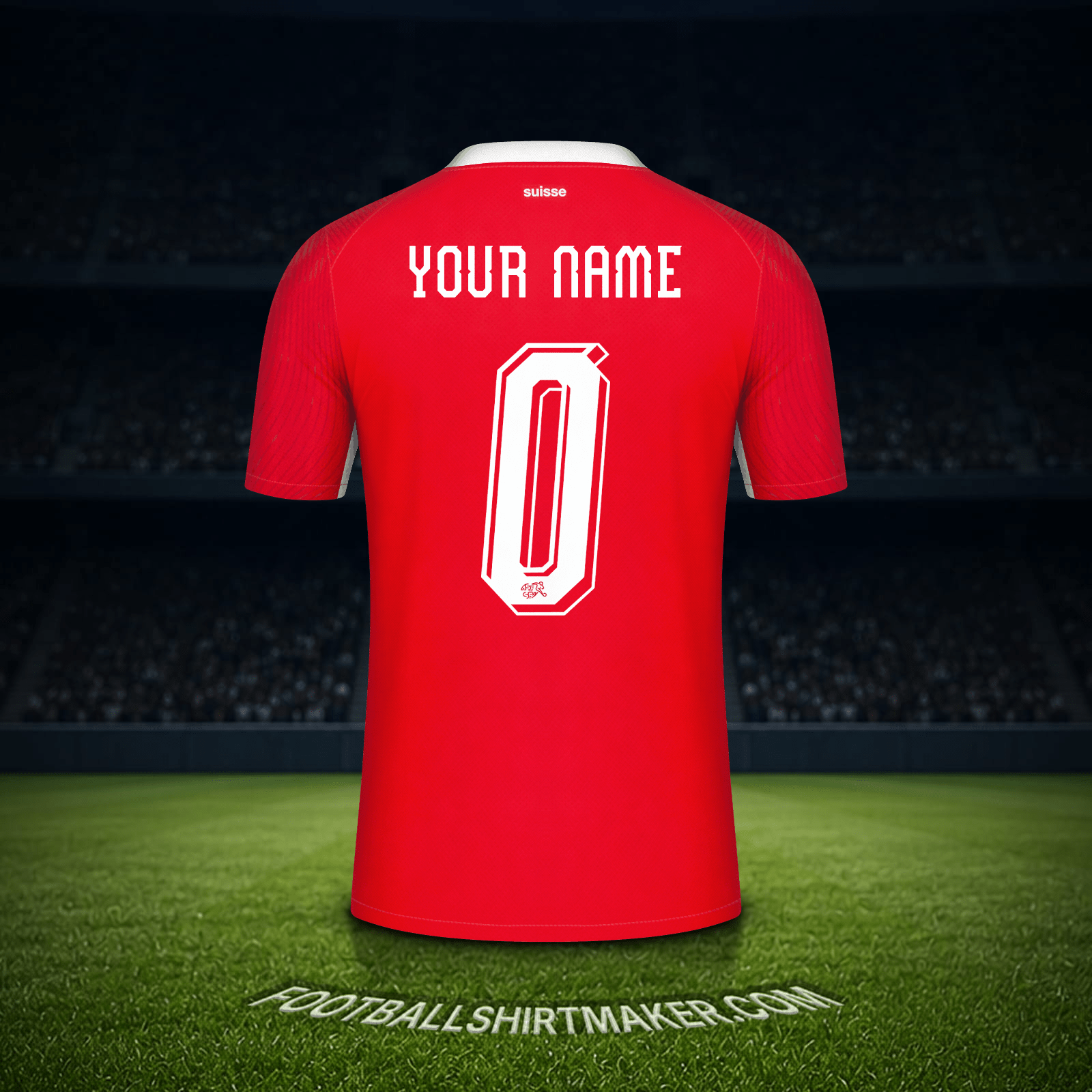Jersey Switzerland World Cup 2026 -  your name - 0