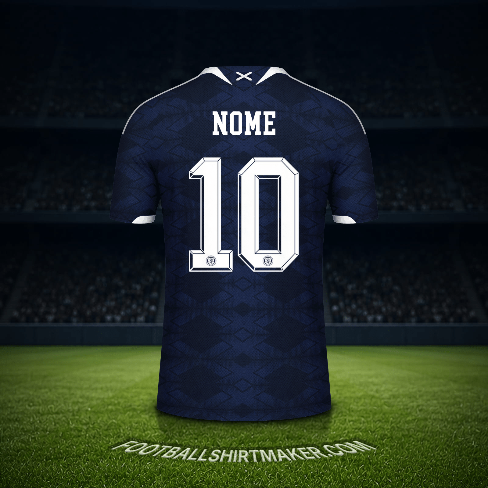 Camisa Escócia Copa do Mundo 2026 -  nome - 10
