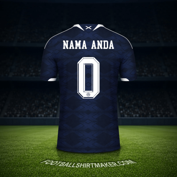 Jersey Skotlandia Piala Dunia 2026 -  nama anda - 0
