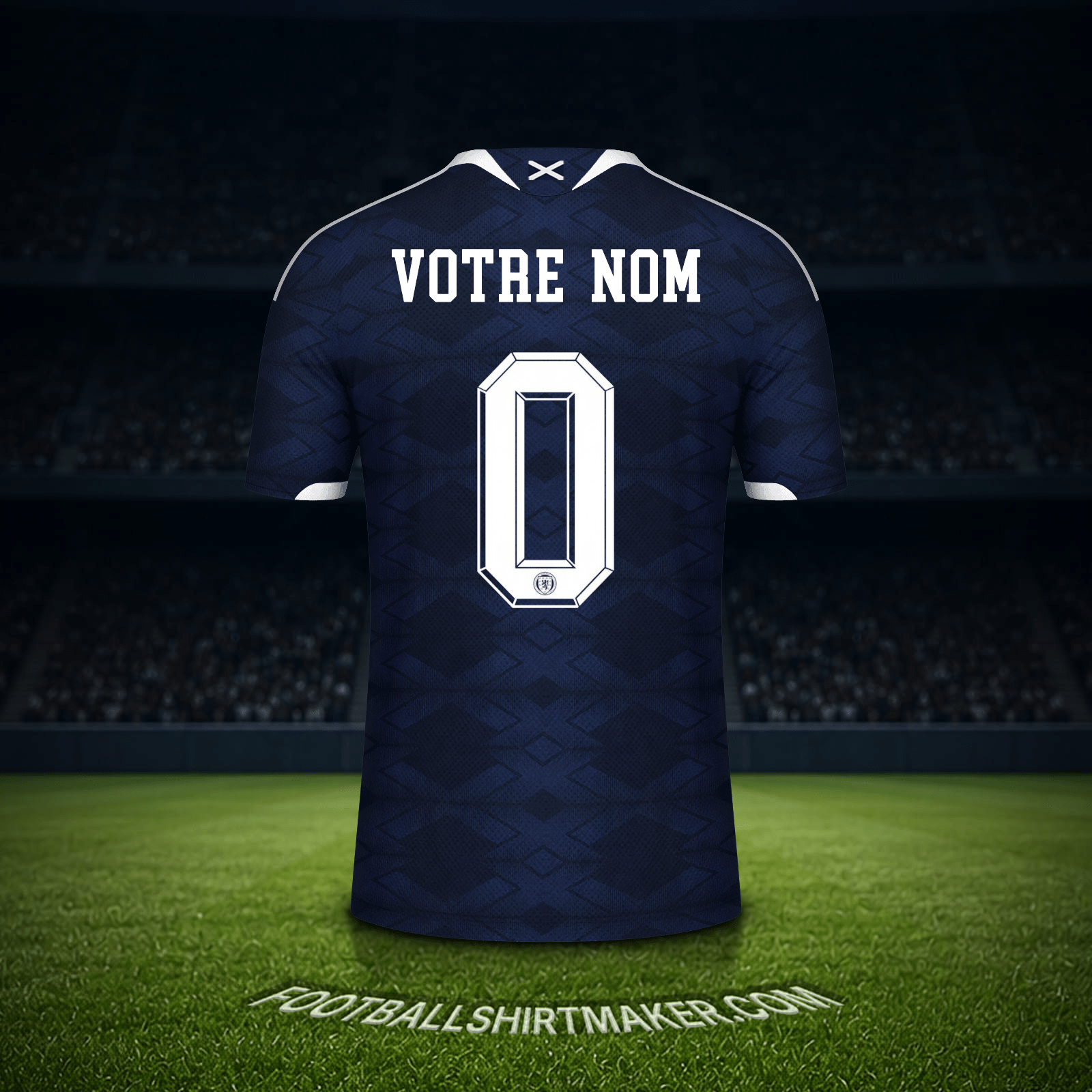 Maillot Écosse Coupe du monde 2026 -  votre nom - 0
