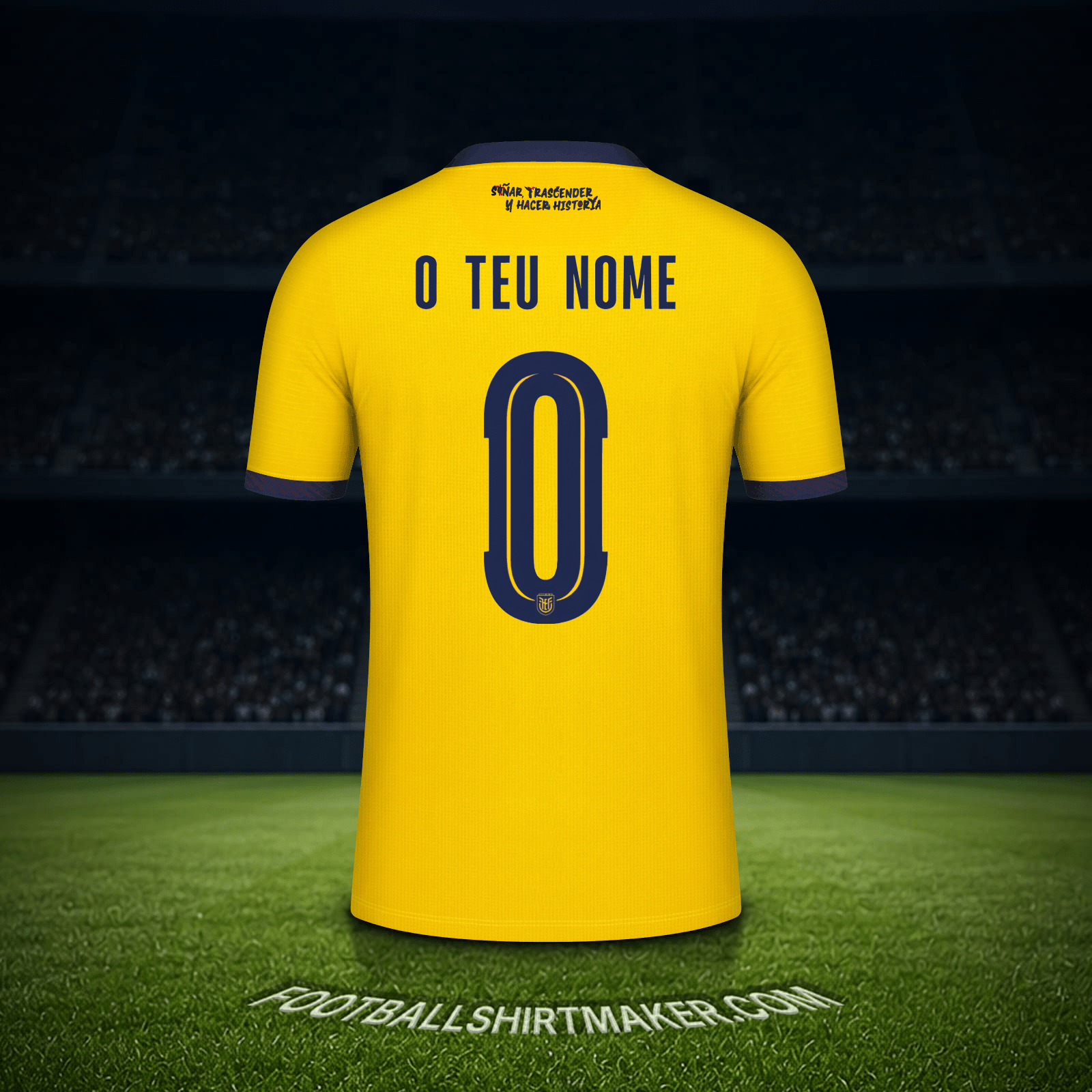 Camisola Equador Copa do Mundo 2026 -  o teu nome - 0