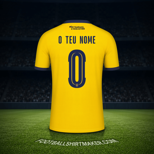 Camisola Equador Copa do Mundo 2026 -  o teu nome - 0