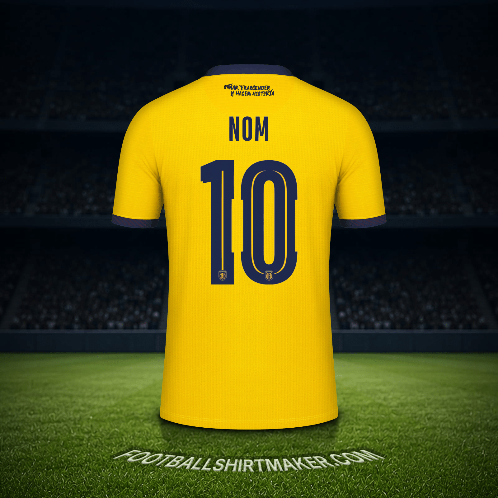 Maillot Équateur Coupe du monde 2026 -  nom - 10