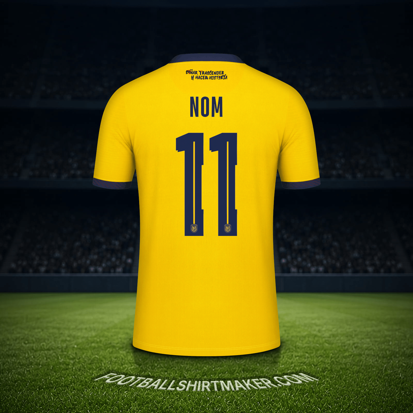 Maillot Équateur Coupe du monde 2026 -  nom - 11