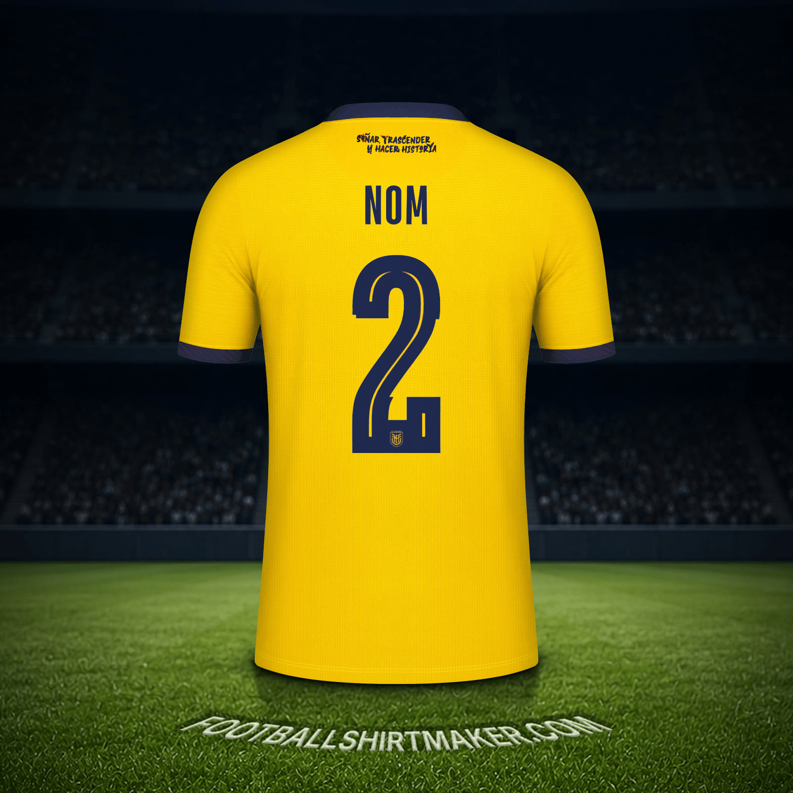 Maillot Équateur Coupe du monde 2026 -  nom - 2