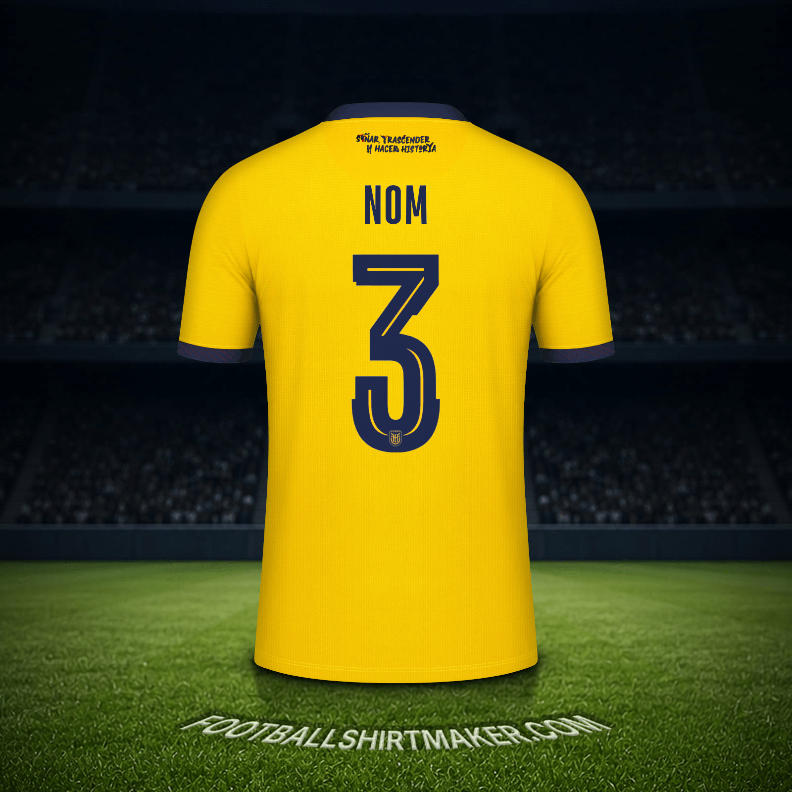 Maillot Équateur Coupe du monde 2026 -  nom - 3