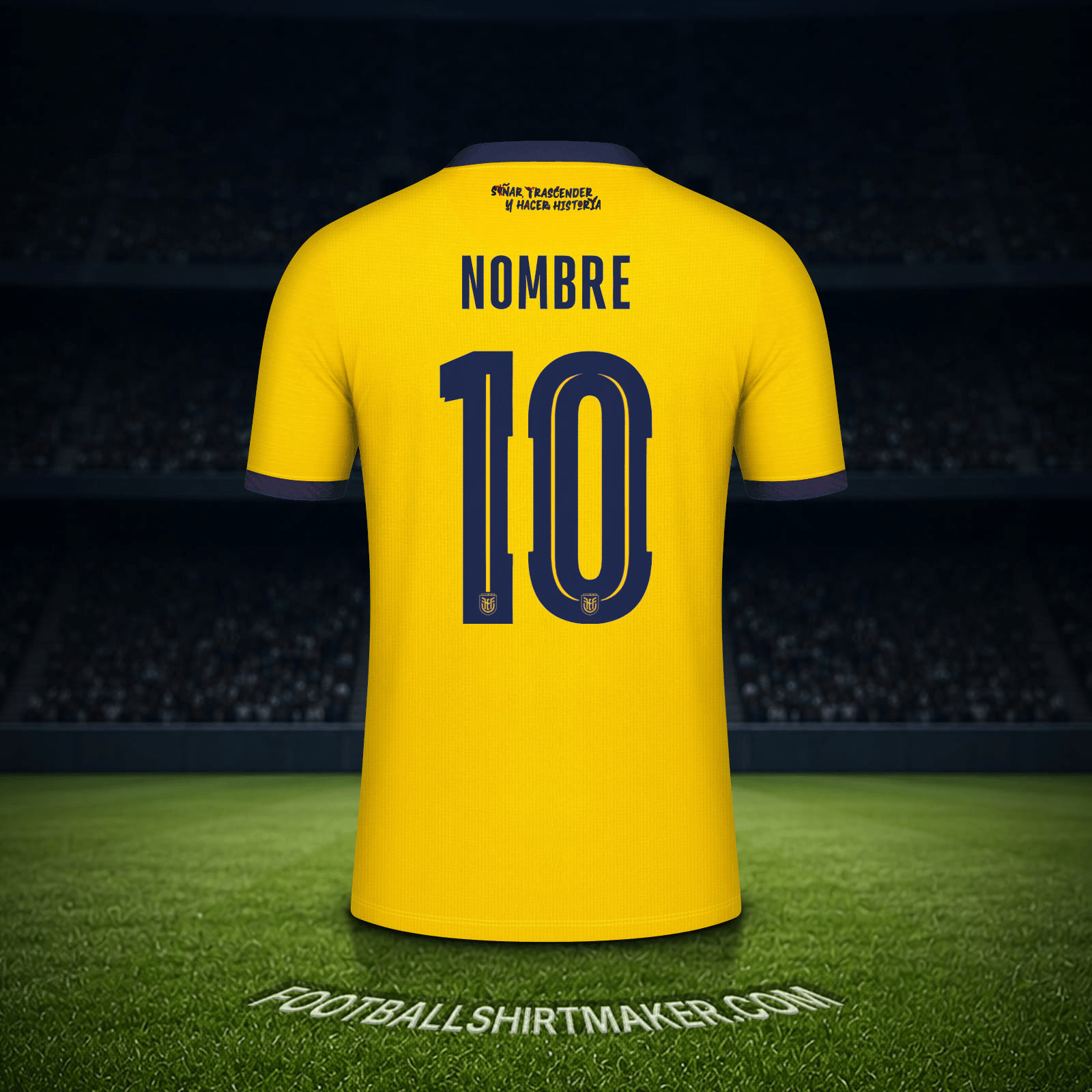 Jersey Ecuador Mundial 2026 -  nombre - 10