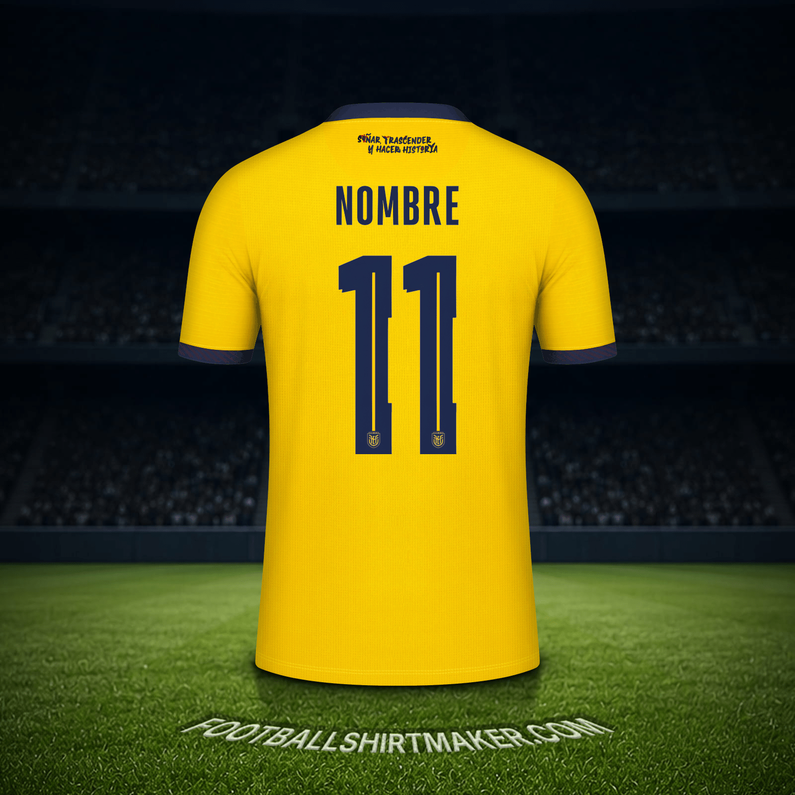 Jersey Ecuador Mundial 2026 -  nombre - 11