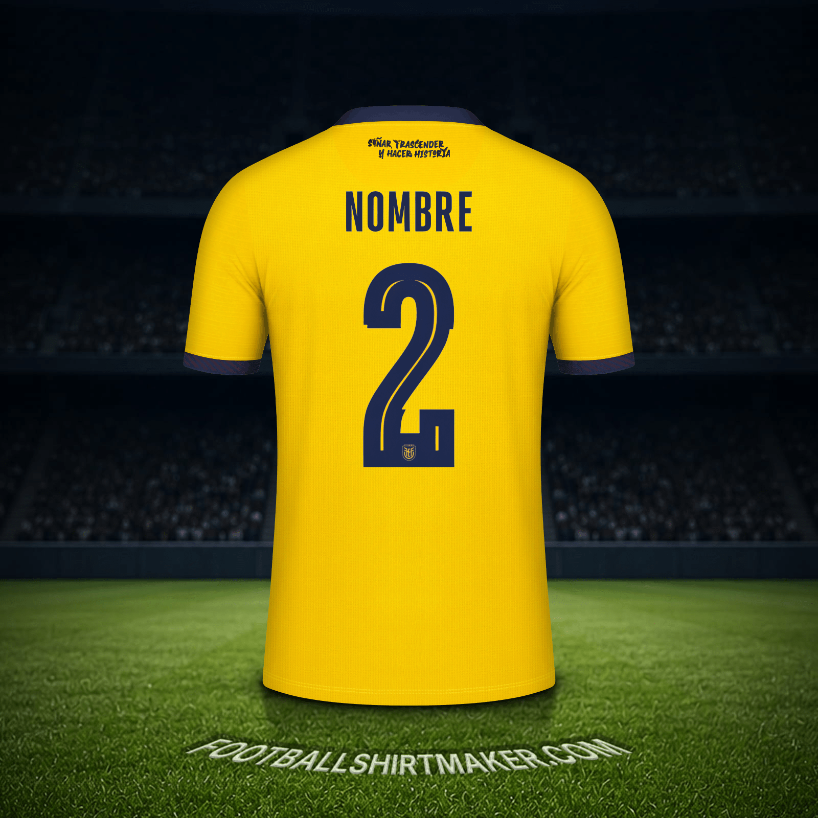 Jersey Ecuador Mundial 2026 -  nombre - 2