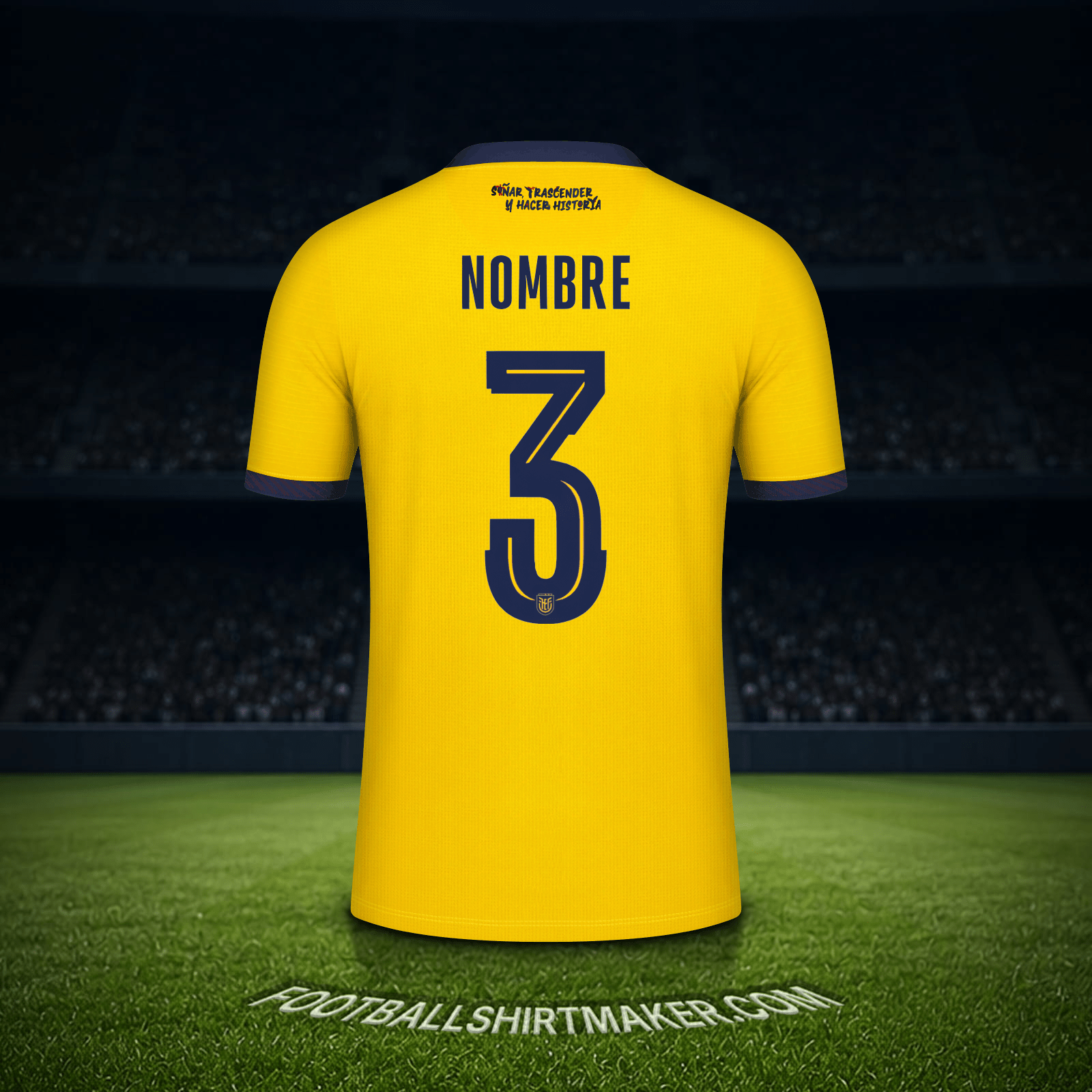 Jersey Ecuador Mundial 2026 -  nombre - 3