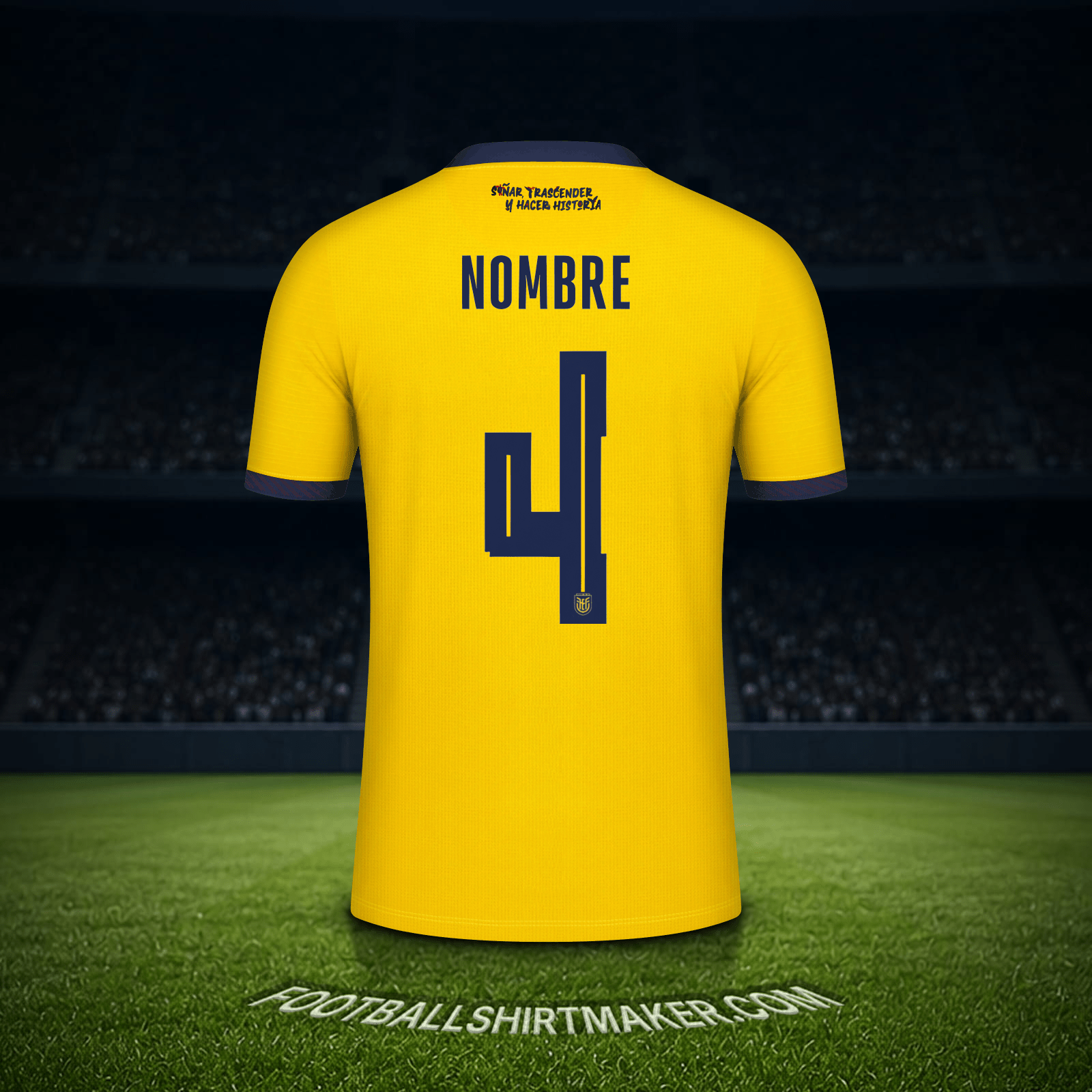 Camiseta Ecuador Mundial 2026 -  nombre - 4