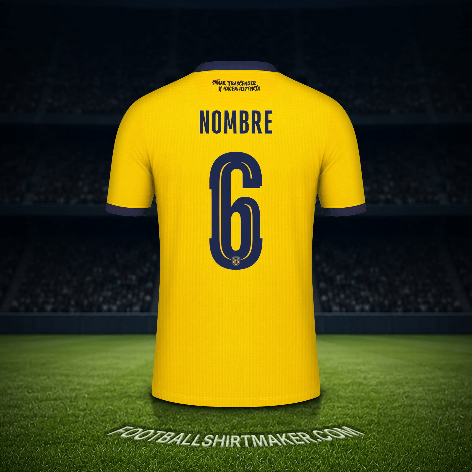 Jersey Ecuador Mundial 2026 -  nombre - 6