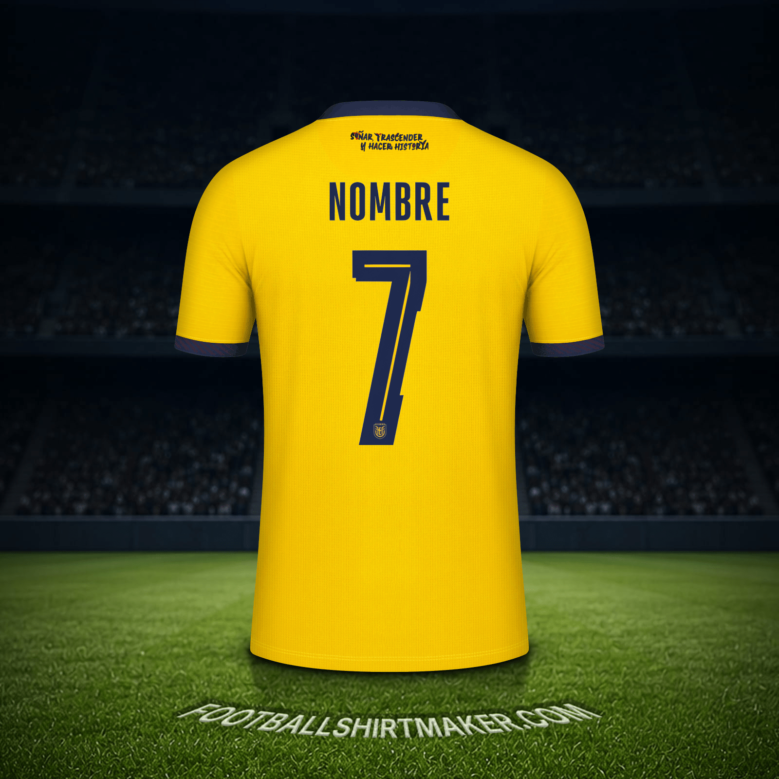 Jersey Ecuador Mundial 2026 -  nombre - 7