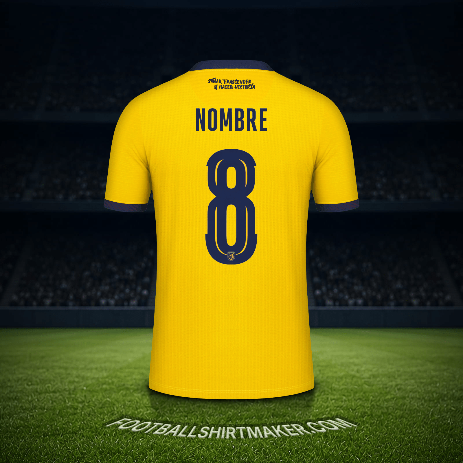 Jersey Ecuador Mundial 2026 -  nombre - 8