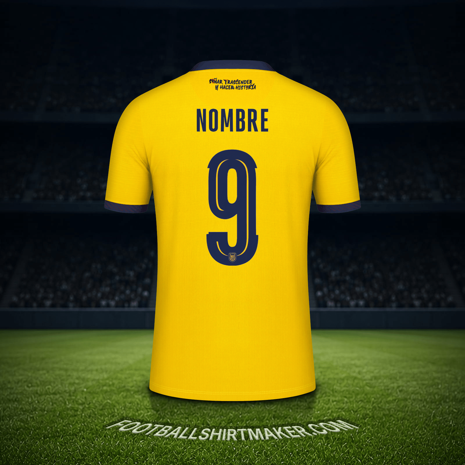 Jersey Ecuador Mundial 2026 -  nombre - 9