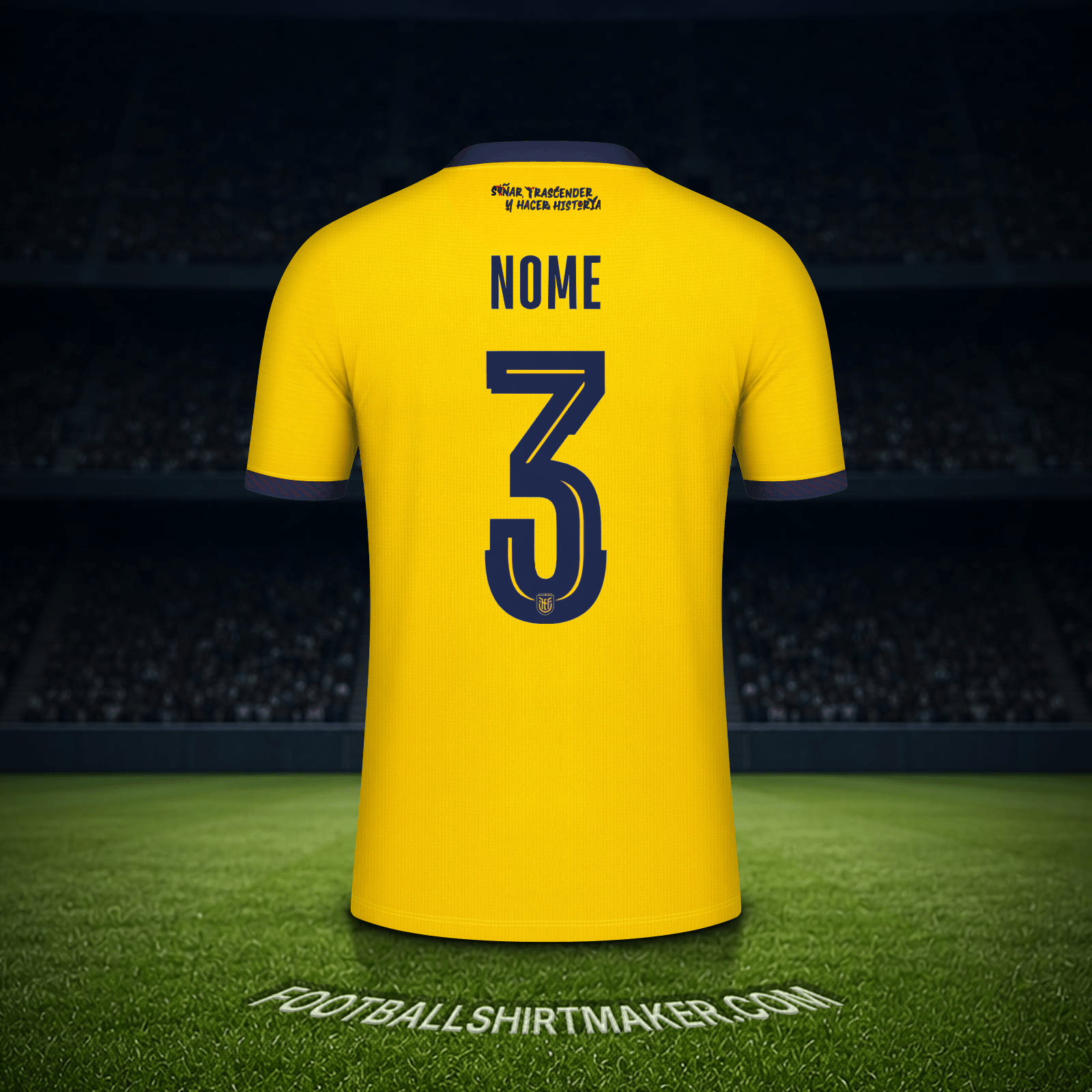 Camisa Equador Copa do Mundo 2026 -  nome - 3