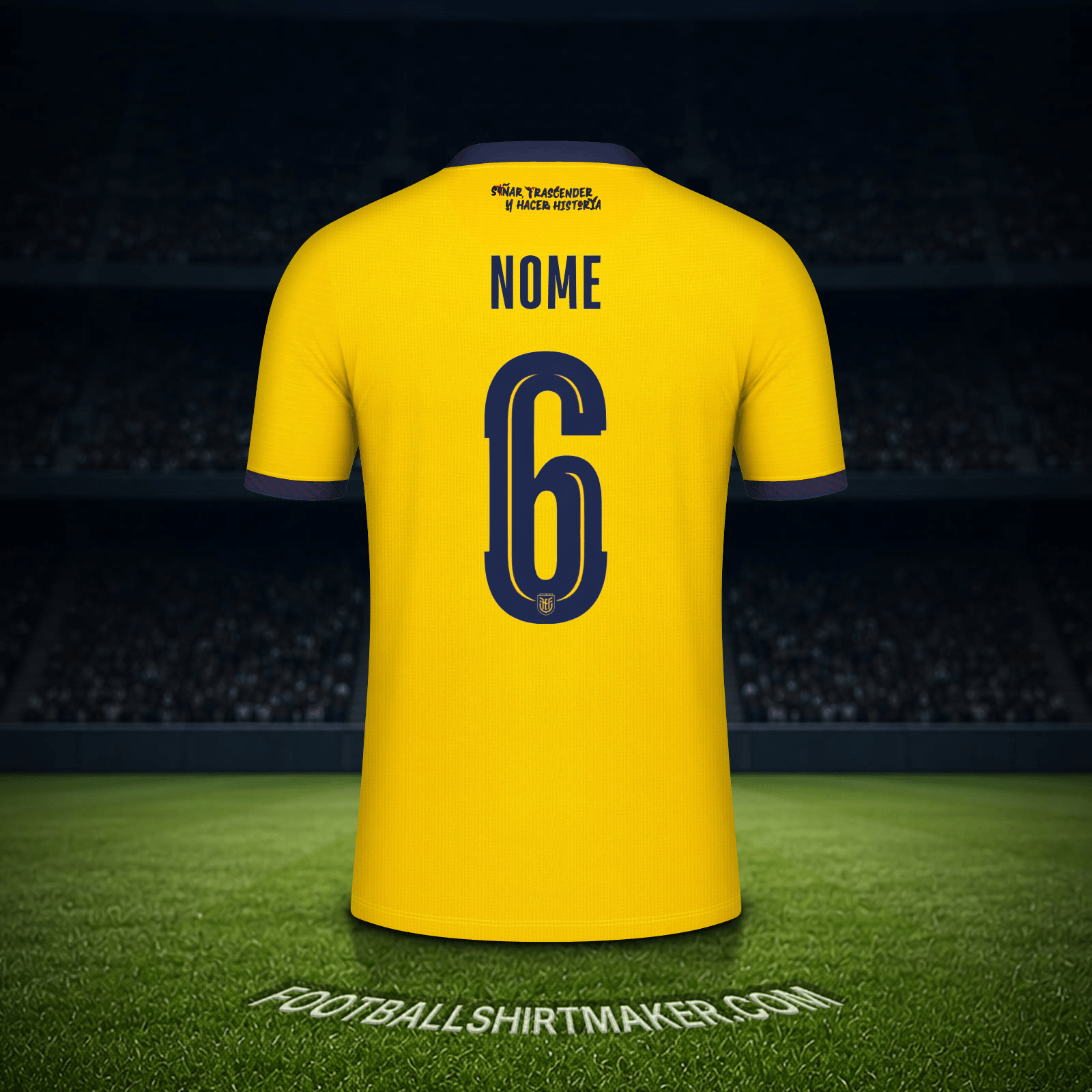 Maglia Ecuador Mondiali 2026 -  nome - 6