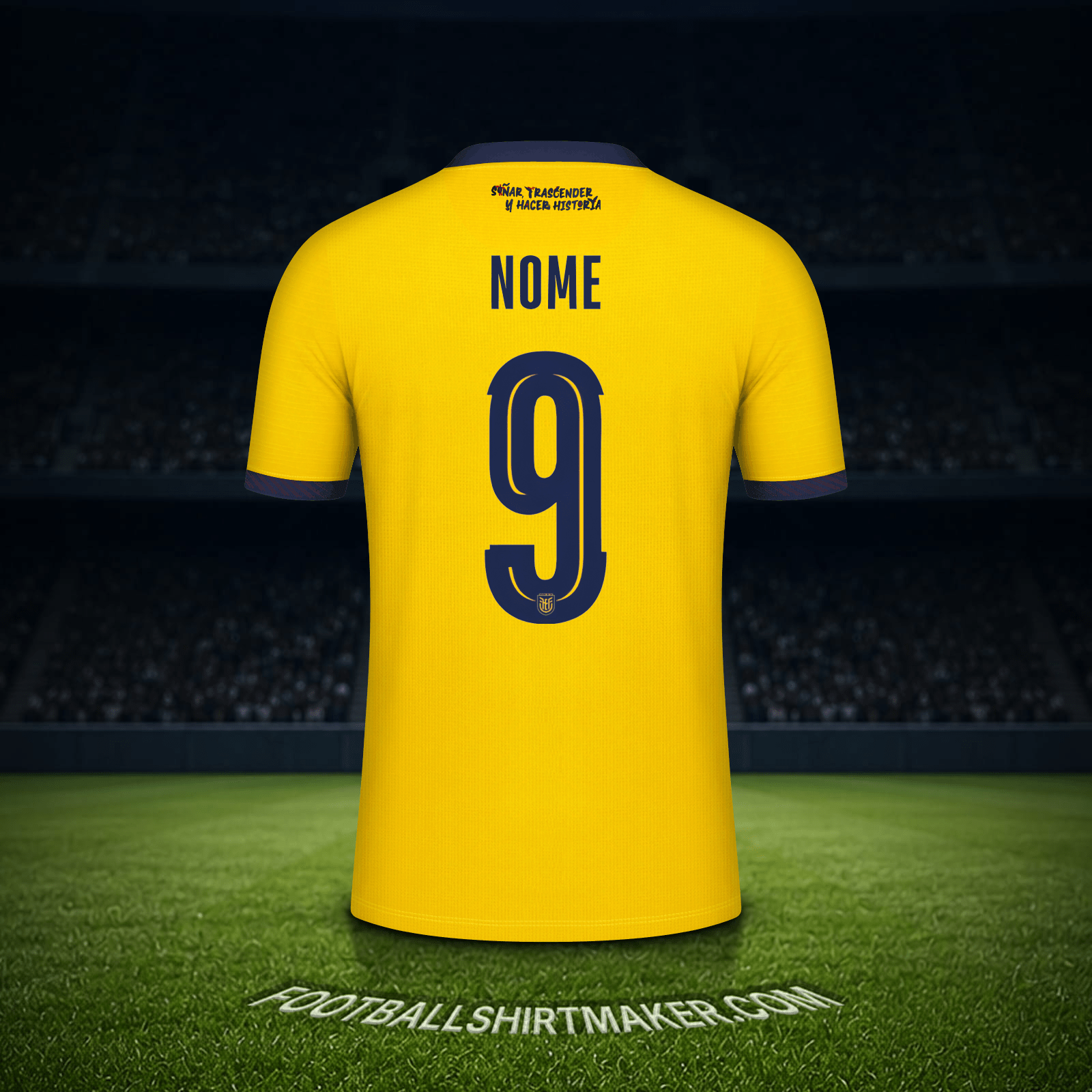 Camisa Equador Copa do Mundo 2026 -  nome - 9
