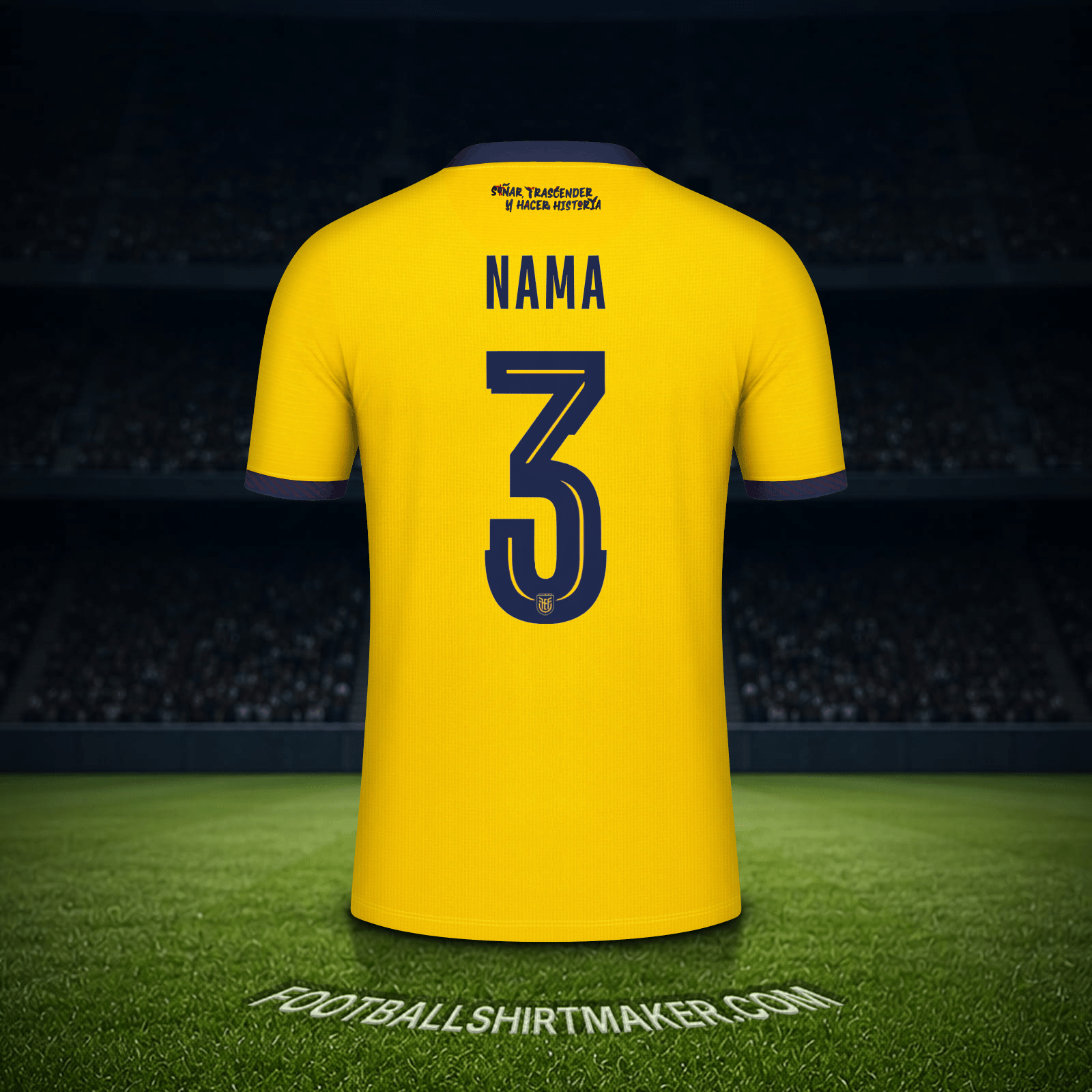 Jersey Ekuador Piala Dunia 2026 -  nama - 3