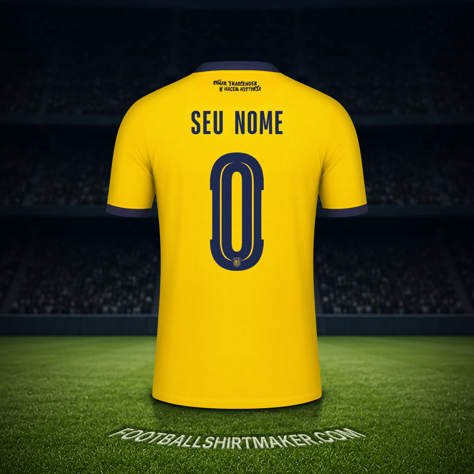 Camisa Equador Copa do Mundo 2026 -  seu nome - 0