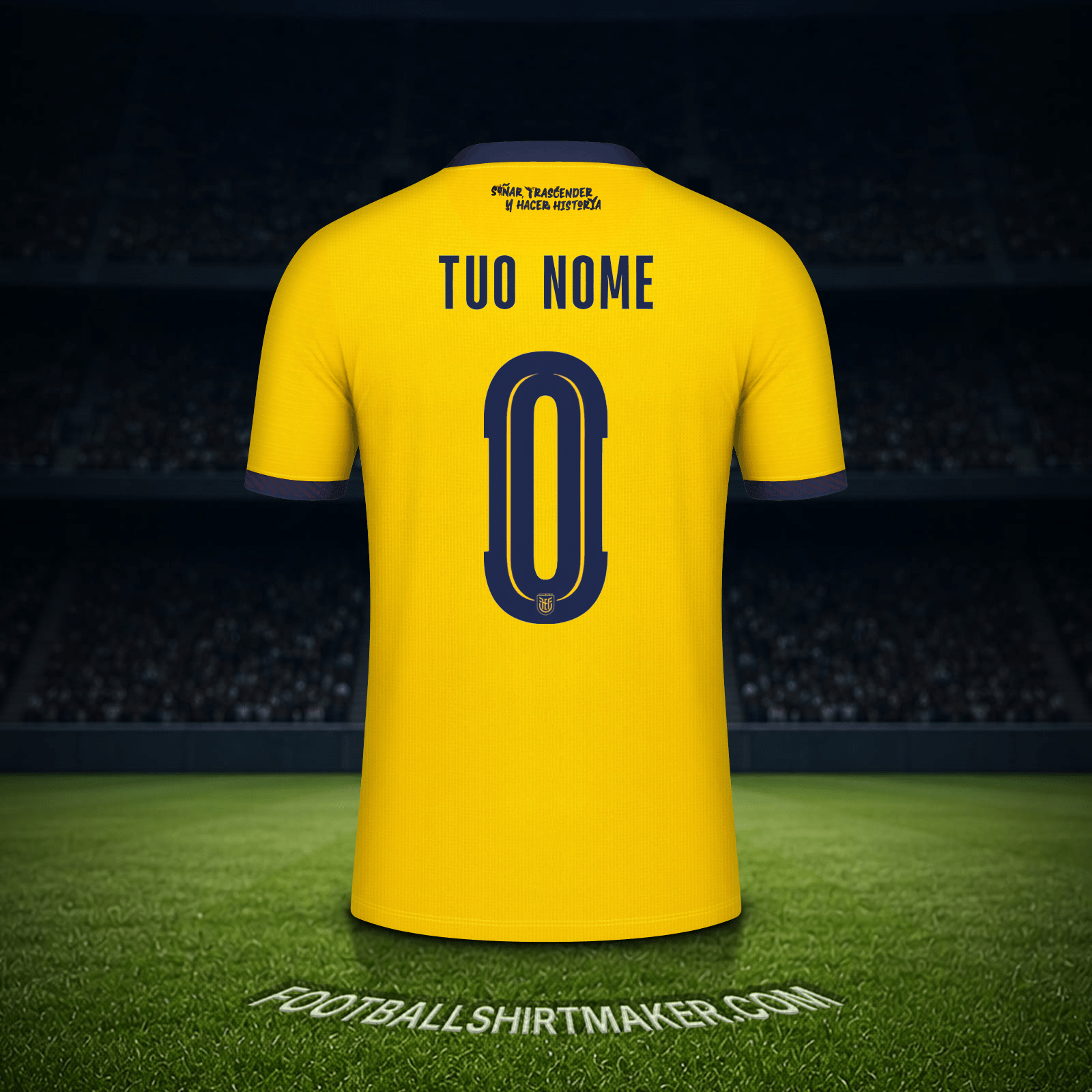 Maglia Ecuador Mondiali 2026 -  tuo nome - 0