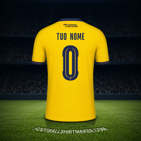 Maglia Ecuador Mondiali 2026 -  tuo nome - 0