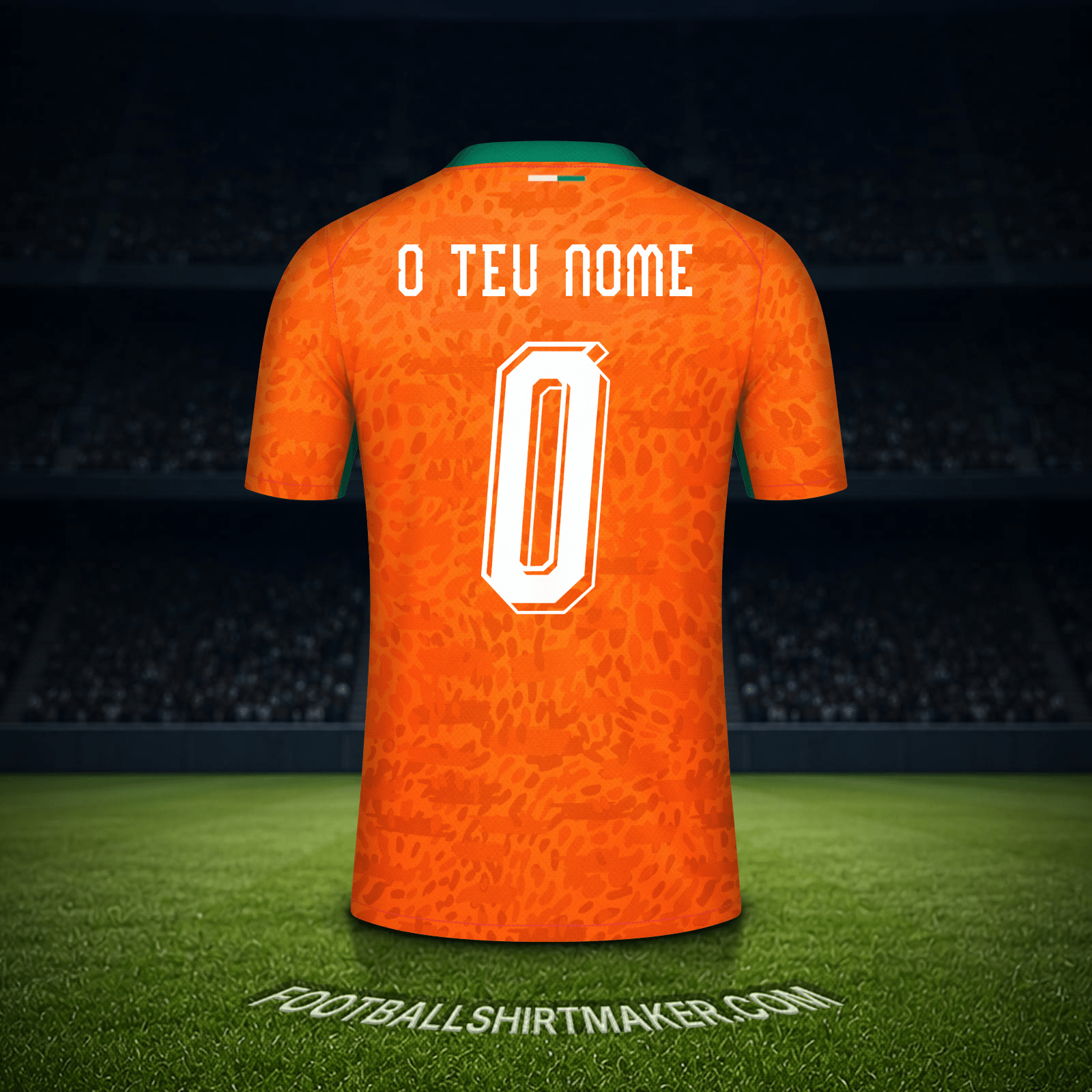 Camisola Costa do Marfim Copa do Mundo 2026 -  o teu nome - 0