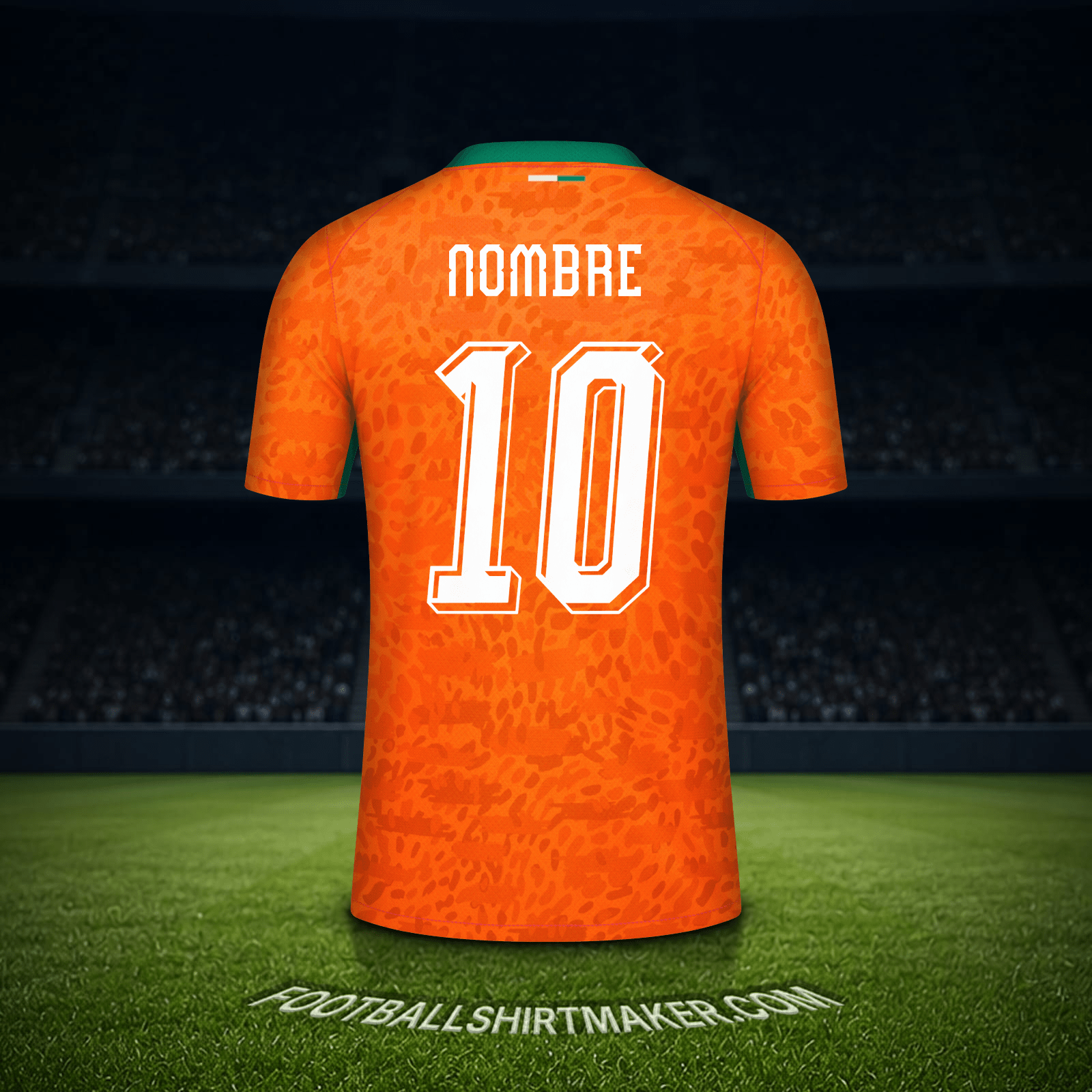 Jersey Costa de Marfil Mundial 2026 -  nombre - 10