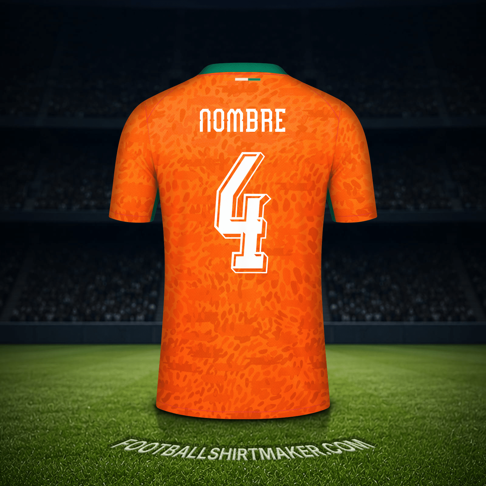Jersey Costa de Marfil Mundial 2026 -  nombre - 4